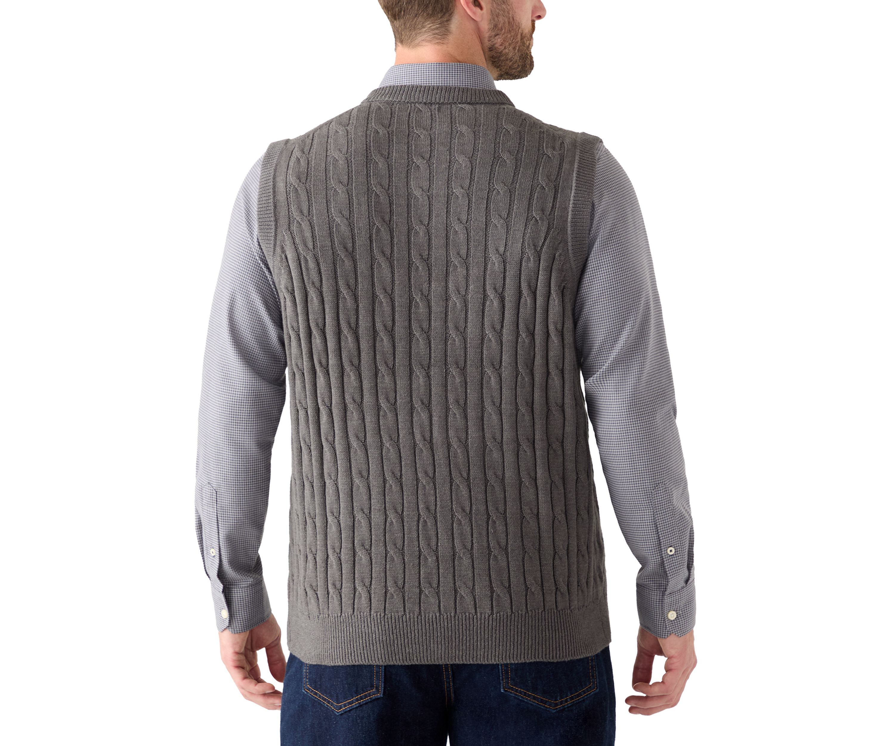 Cable Sweater Vest
