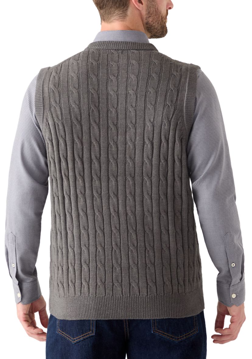 Cable Sweater Vest