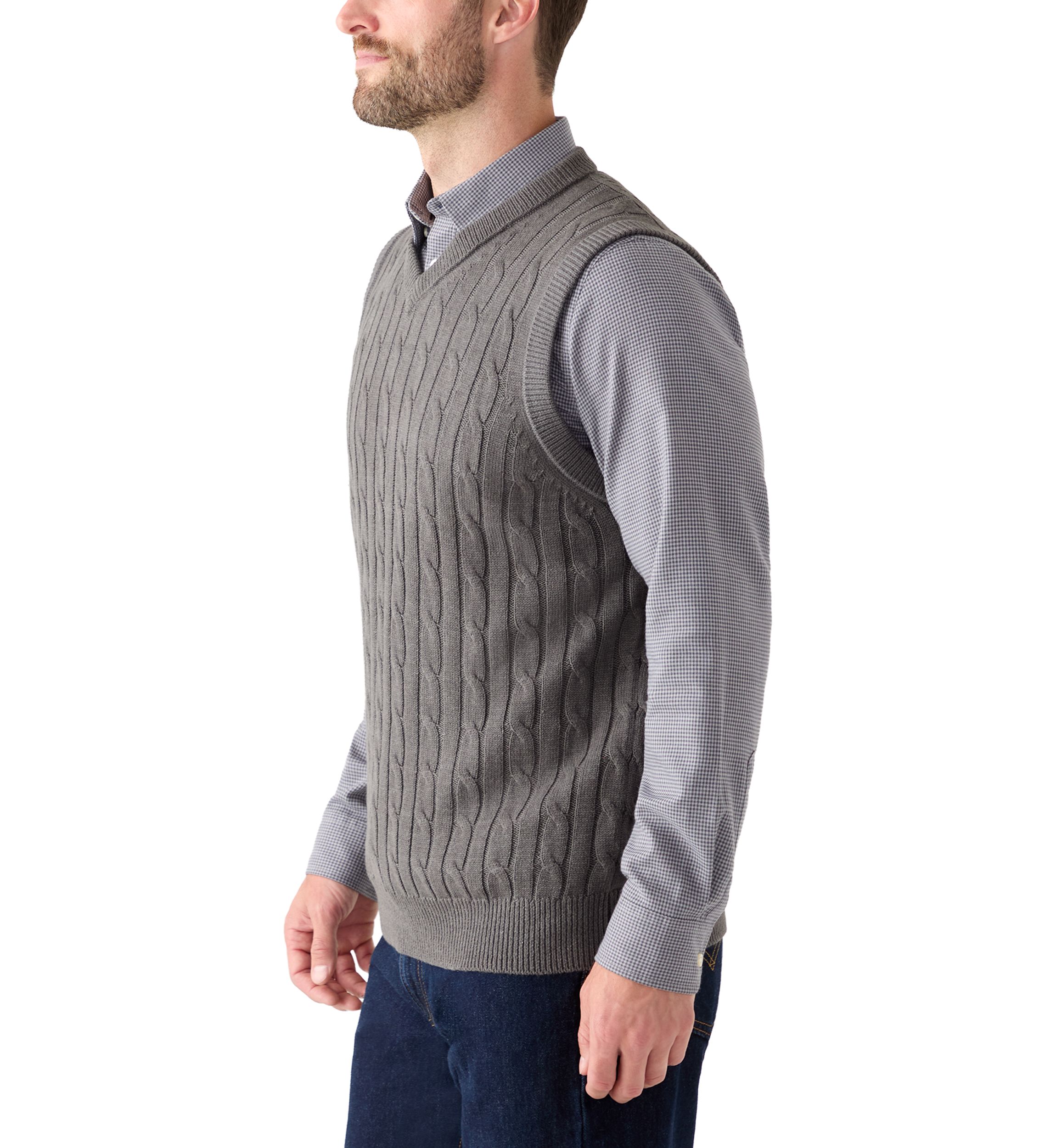 Cable Sweater Vest