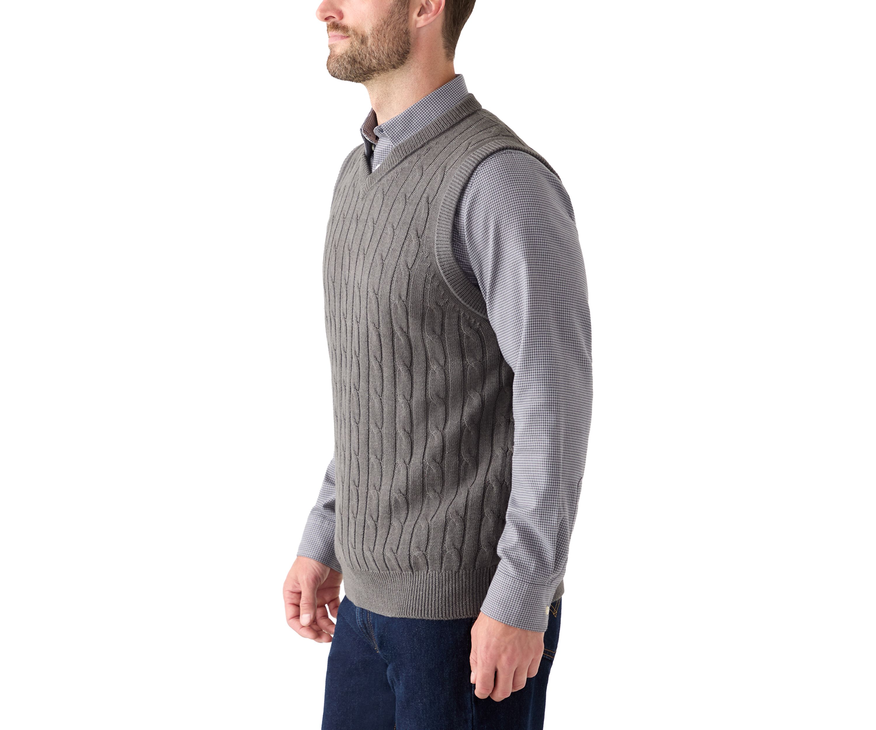 Cable Sweater Vest