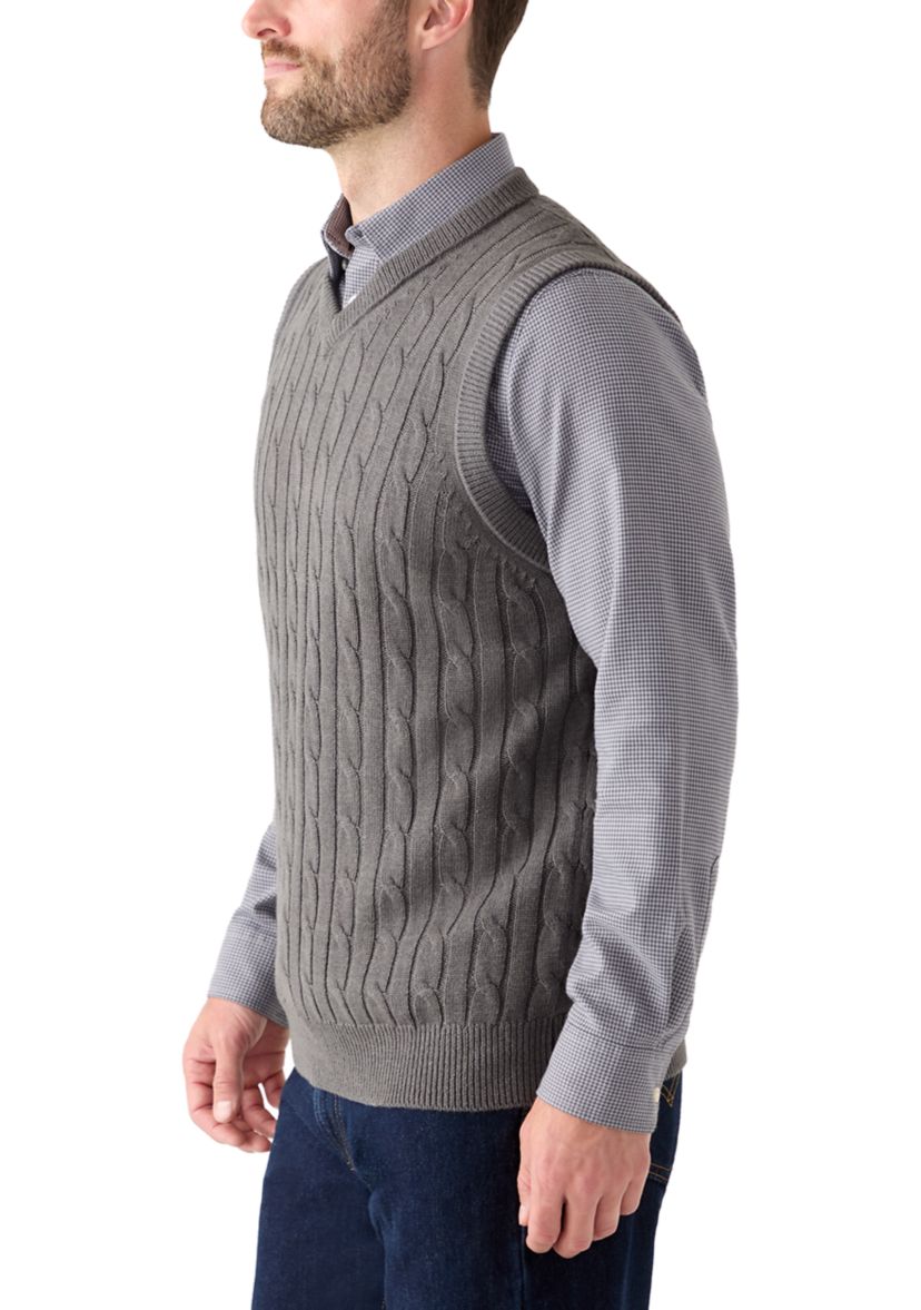 Cable Sweater Vest
