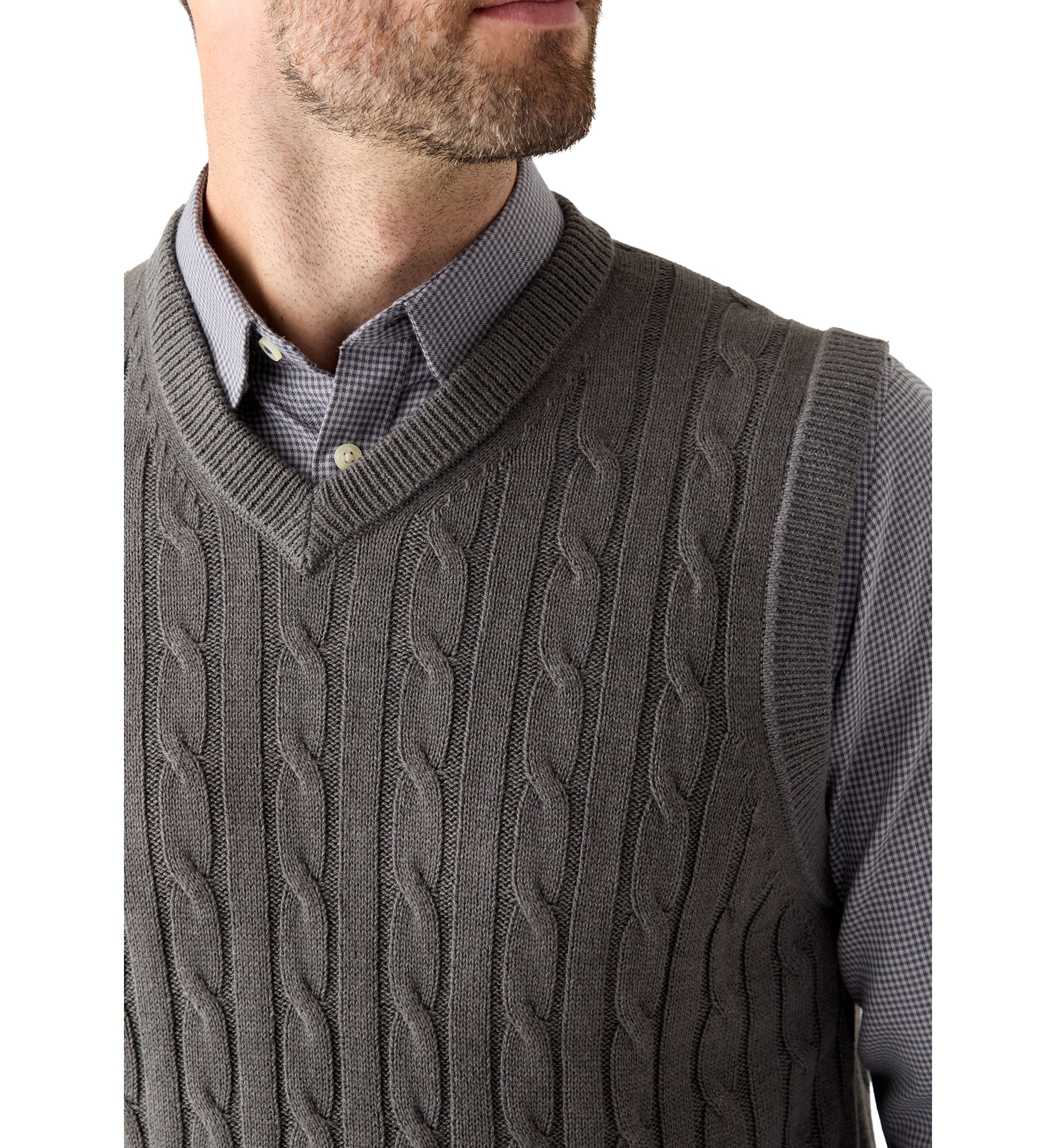 Cable Sweater Vest