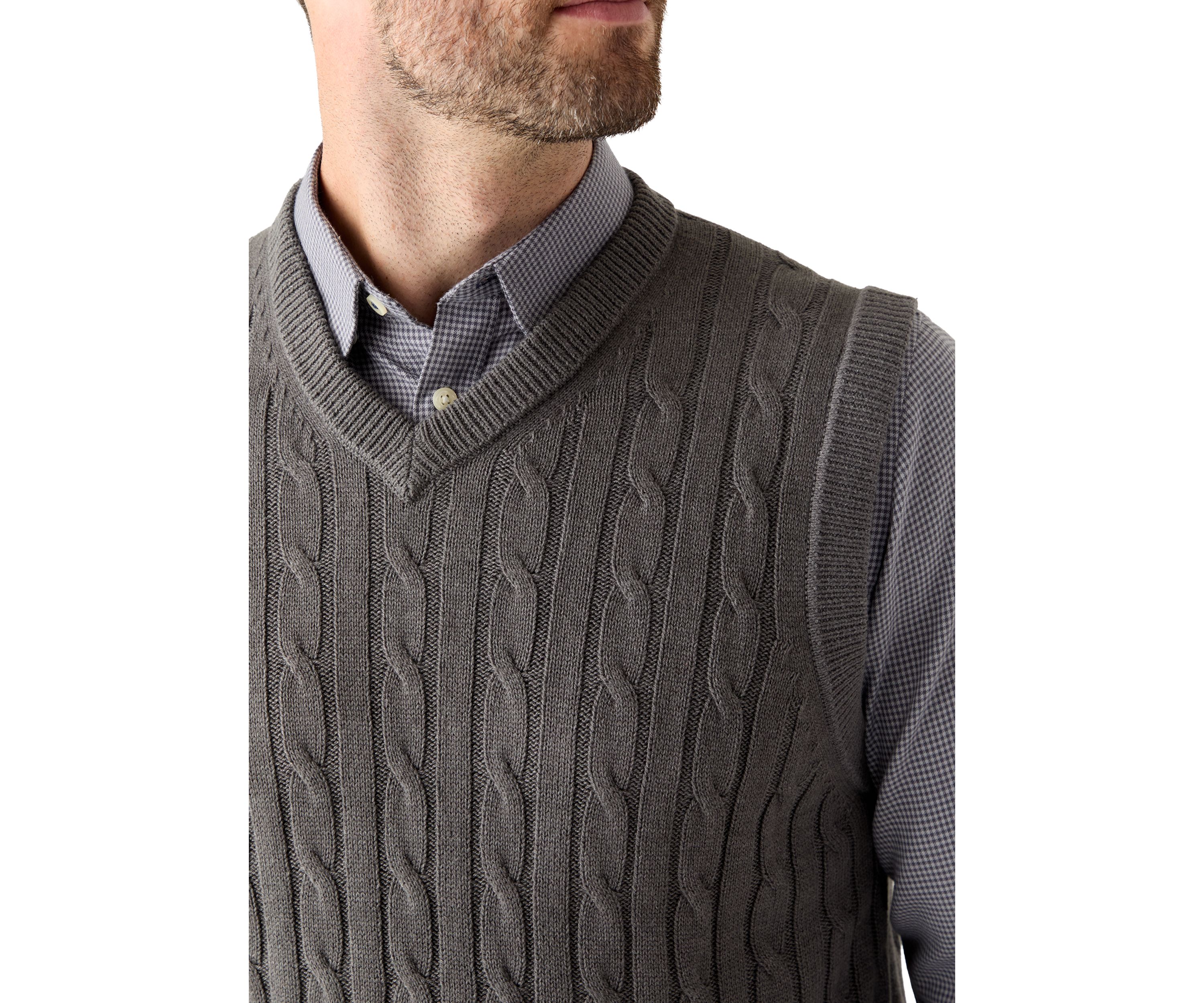 Cable Sweater Vest