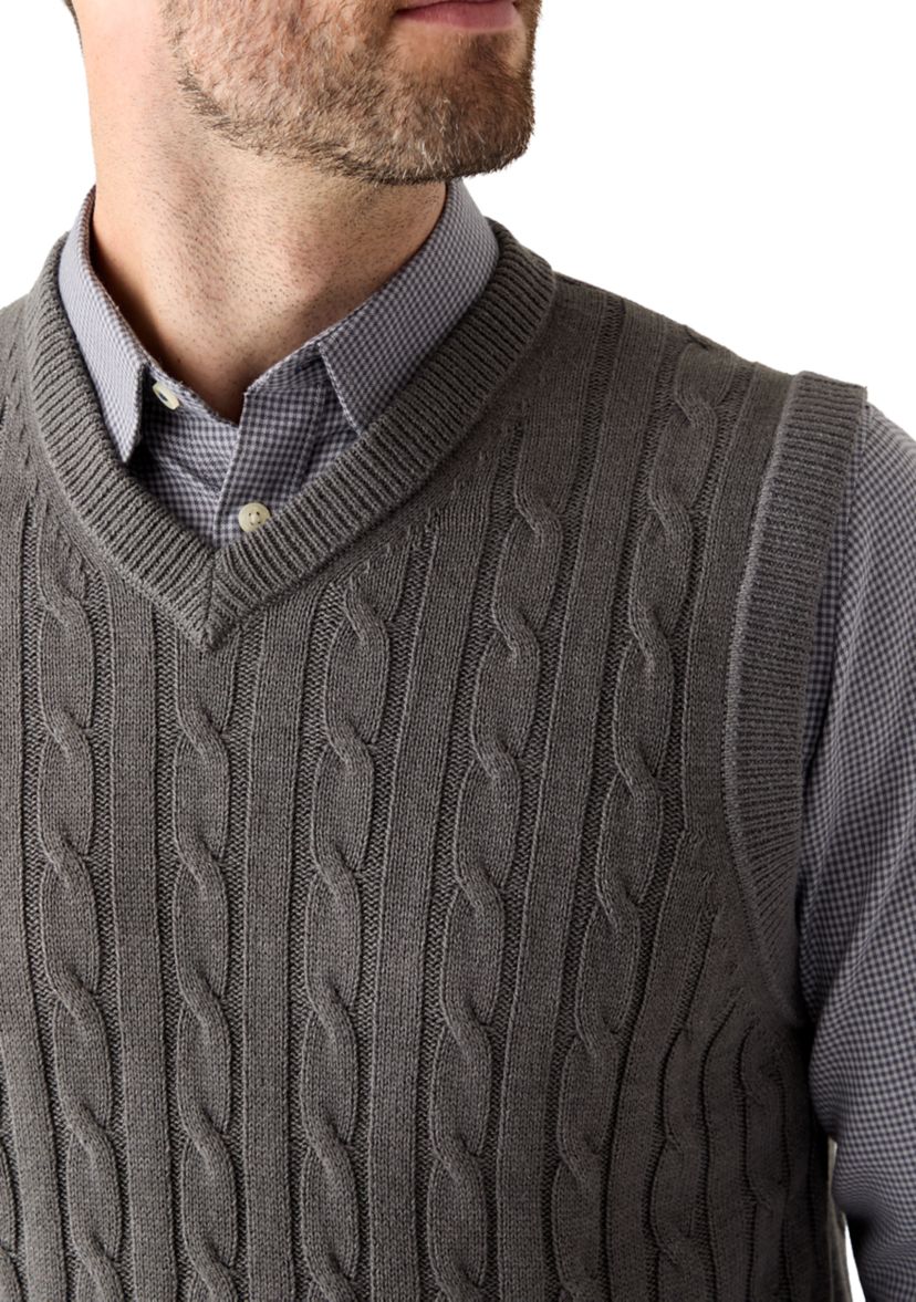 Cable Sweater Vest