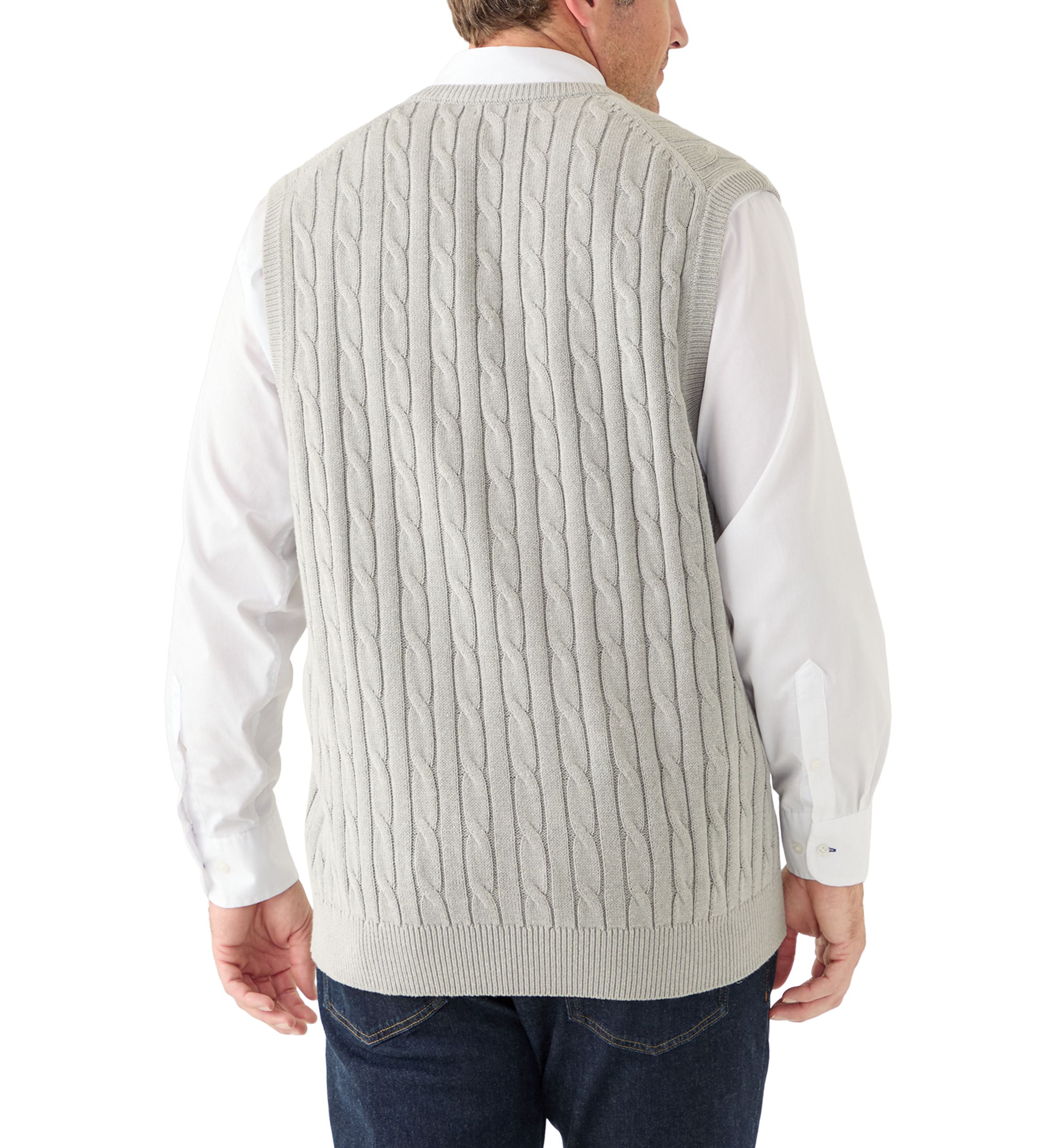 IZOD Big & Tall Cable Knit Sweater Vest | Belk