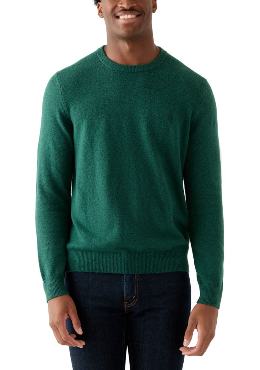 7 Gauge Soft Yarn Crew Neck Sweater 