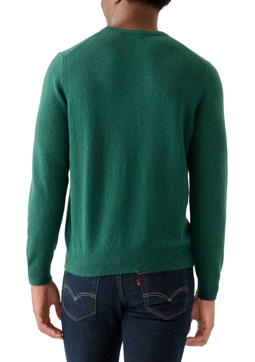 7 Gauge Soft Yarn Crew Neck Sweater 
