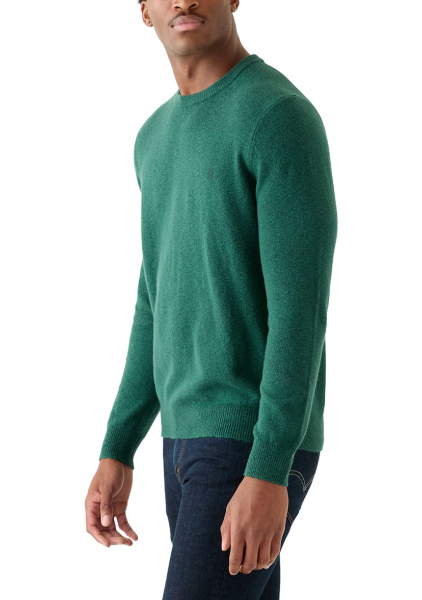 7 Gauge Soft Yarn Crew Neck Sweater 