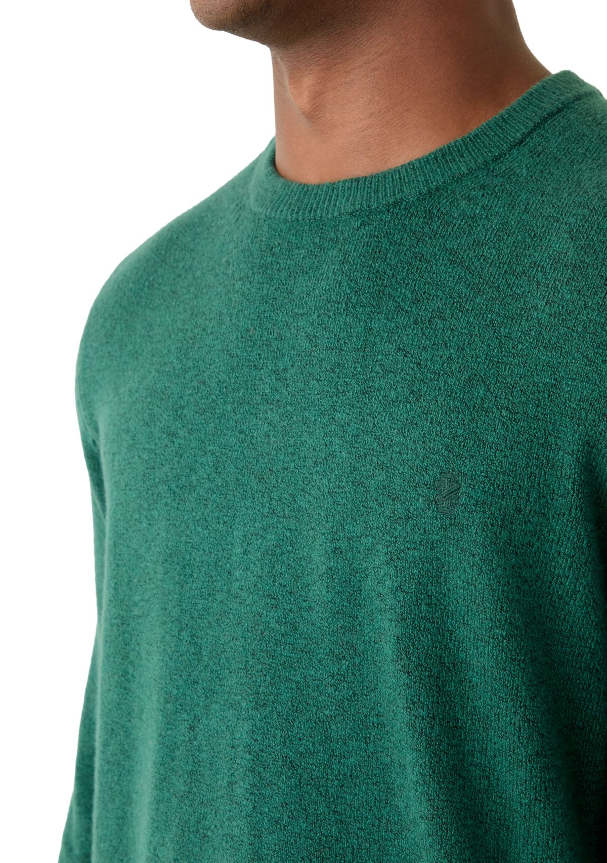 7 Gauge Soft Yarn Crew Neck Sweater 