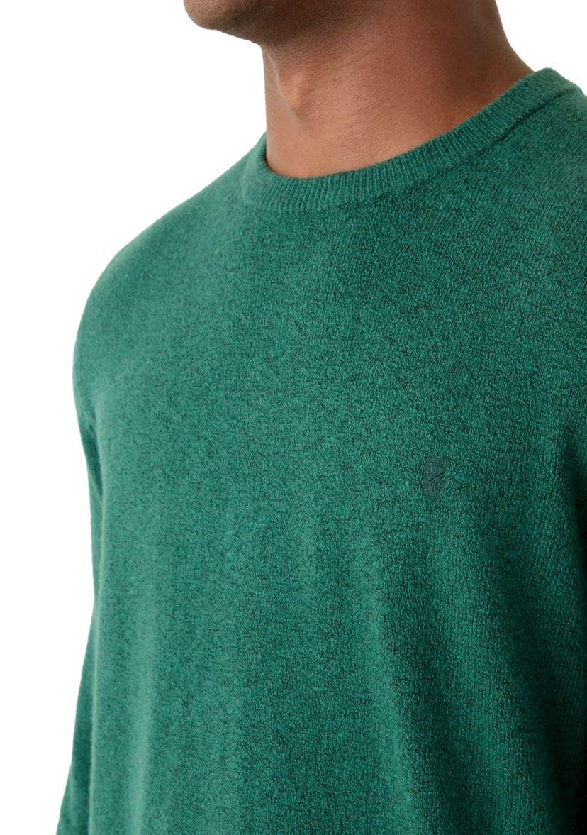 7 Gauge Soft Yarn Crew Neck Sweater 