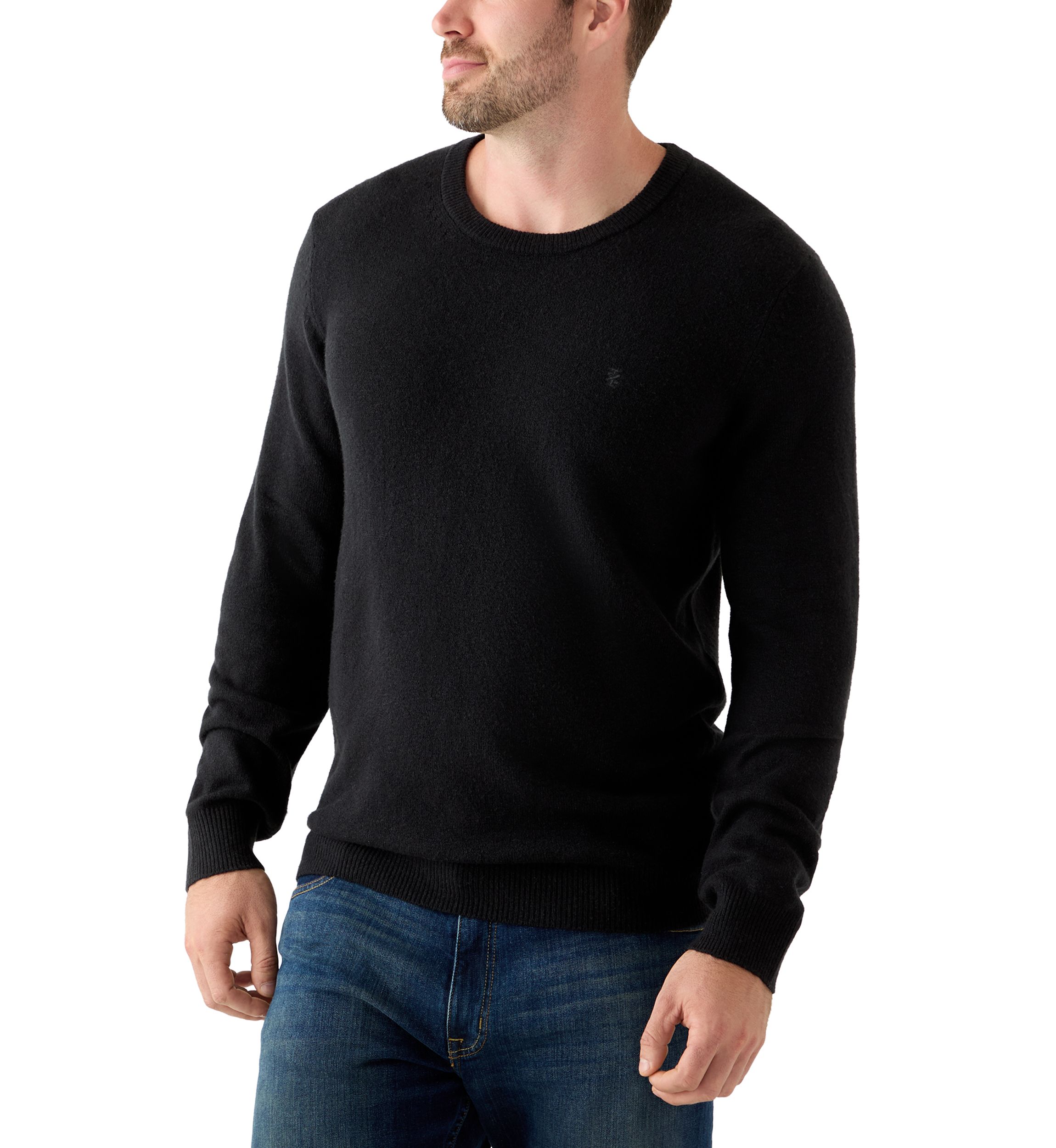Big & Tall Soft Yarn Solid Crew Neck Sweater