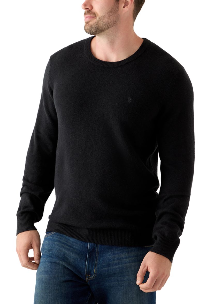 Big & Tall Soft Yarn Solid Crew Neck Sweater