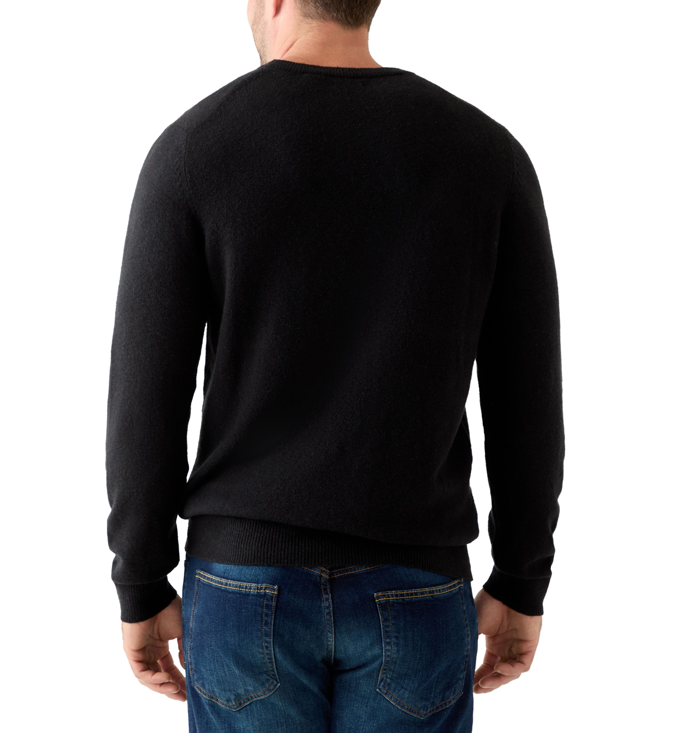 Big & Tall Soft Yarn Solid Crew Neck Sweater