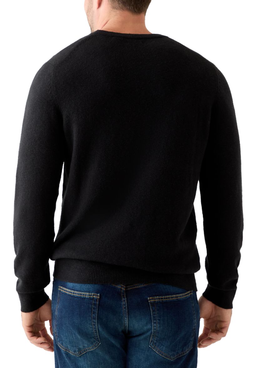 Big & Tall Soft Yarn Solid Crew Neck Sweater