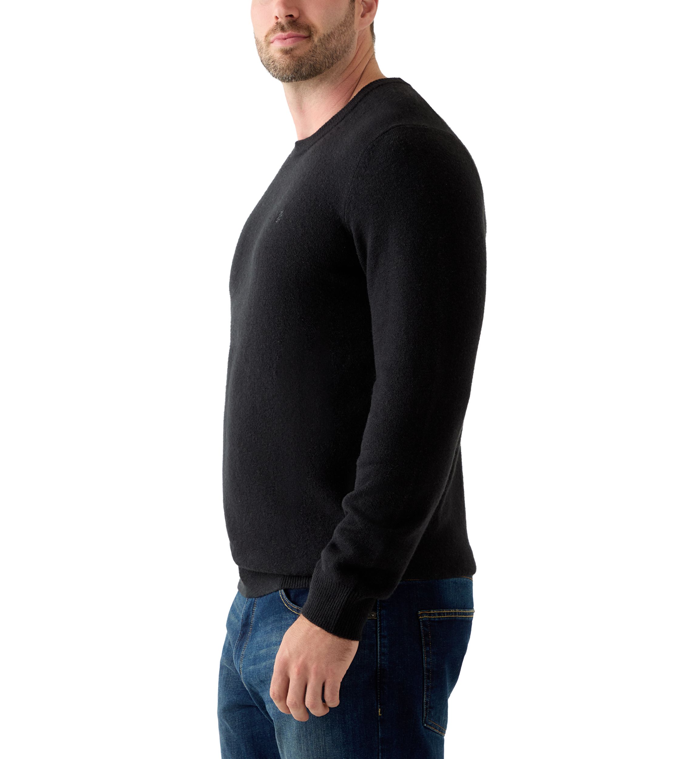Big & Tall Soft Yarn Solid Crew Neck Sweater