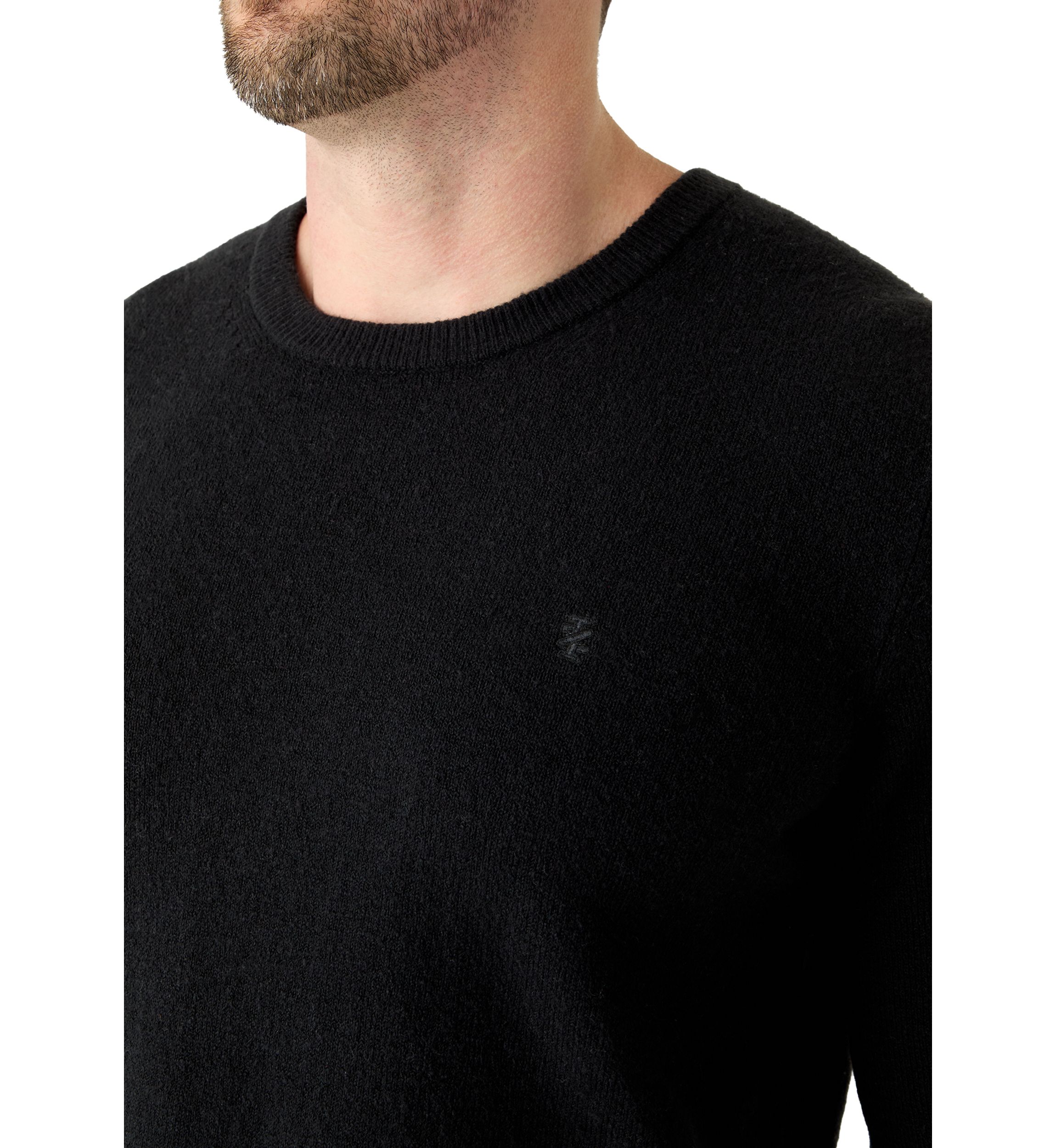 Big & Tall Soft Yarn Solid Crew Neck Sweater
