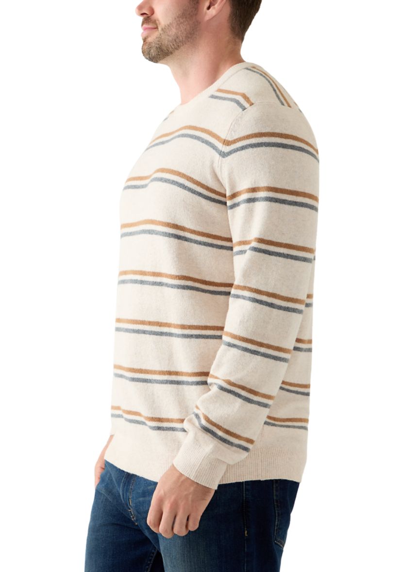 Big & Tall Soft Yarn Stipe Sweater