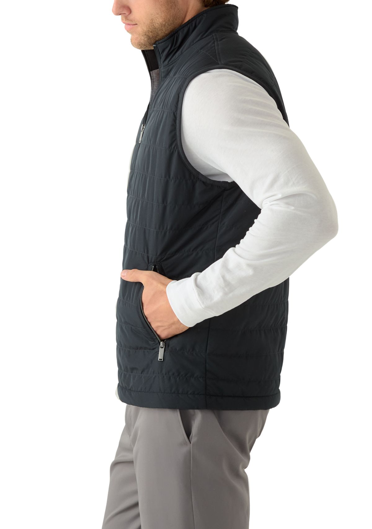 Lux Horizontal Quilted Vest 