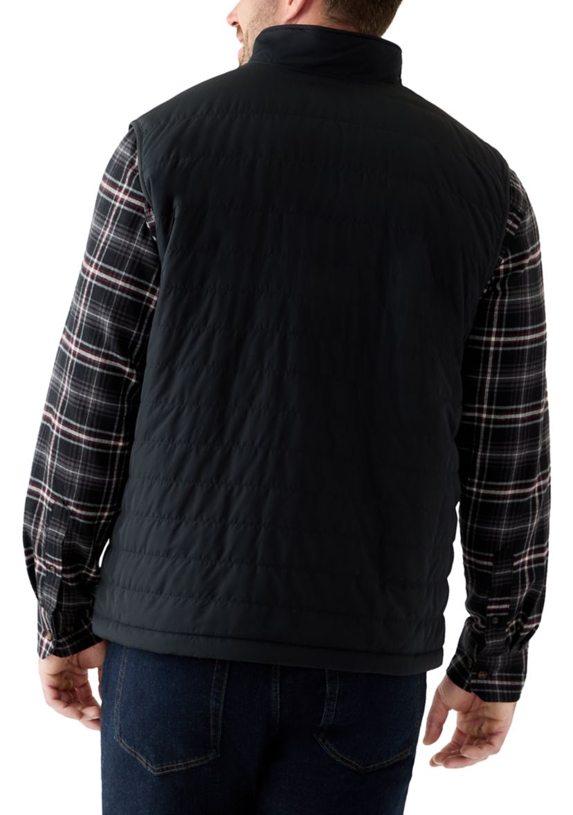 Big & Tall Lux Horizontal Quilted Vest