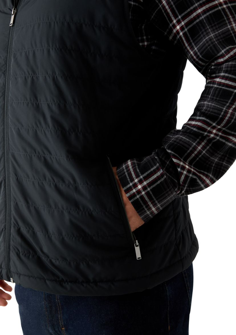 Big & Tall Lux Horizontal Quilted Vest