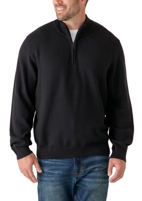 IZOD Big & Tall Honeycomb 1/4 Zip Sweater | Belk