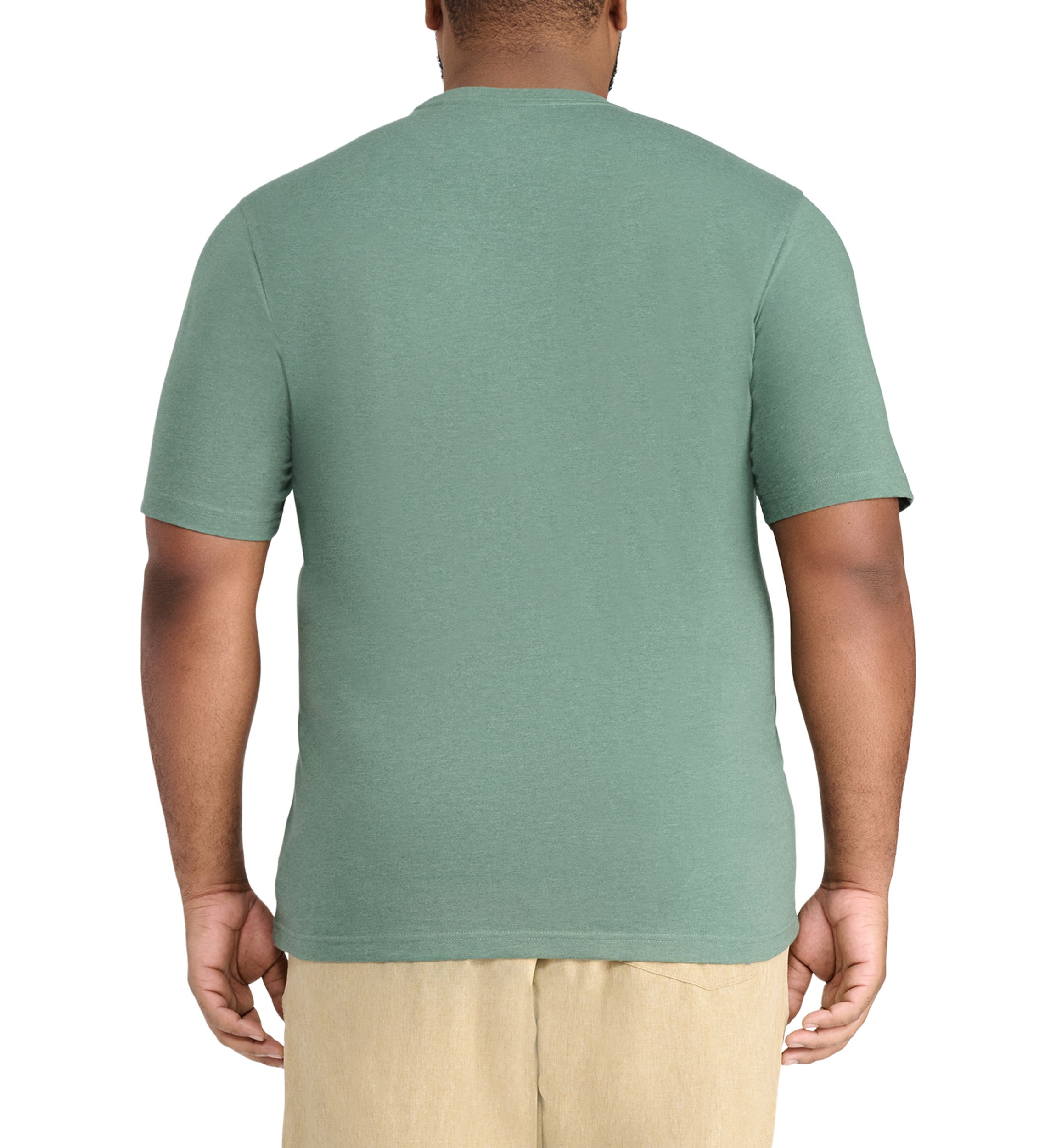 Big & Tall Short Sleeve Saltwater Solid Pocket T-Shirt