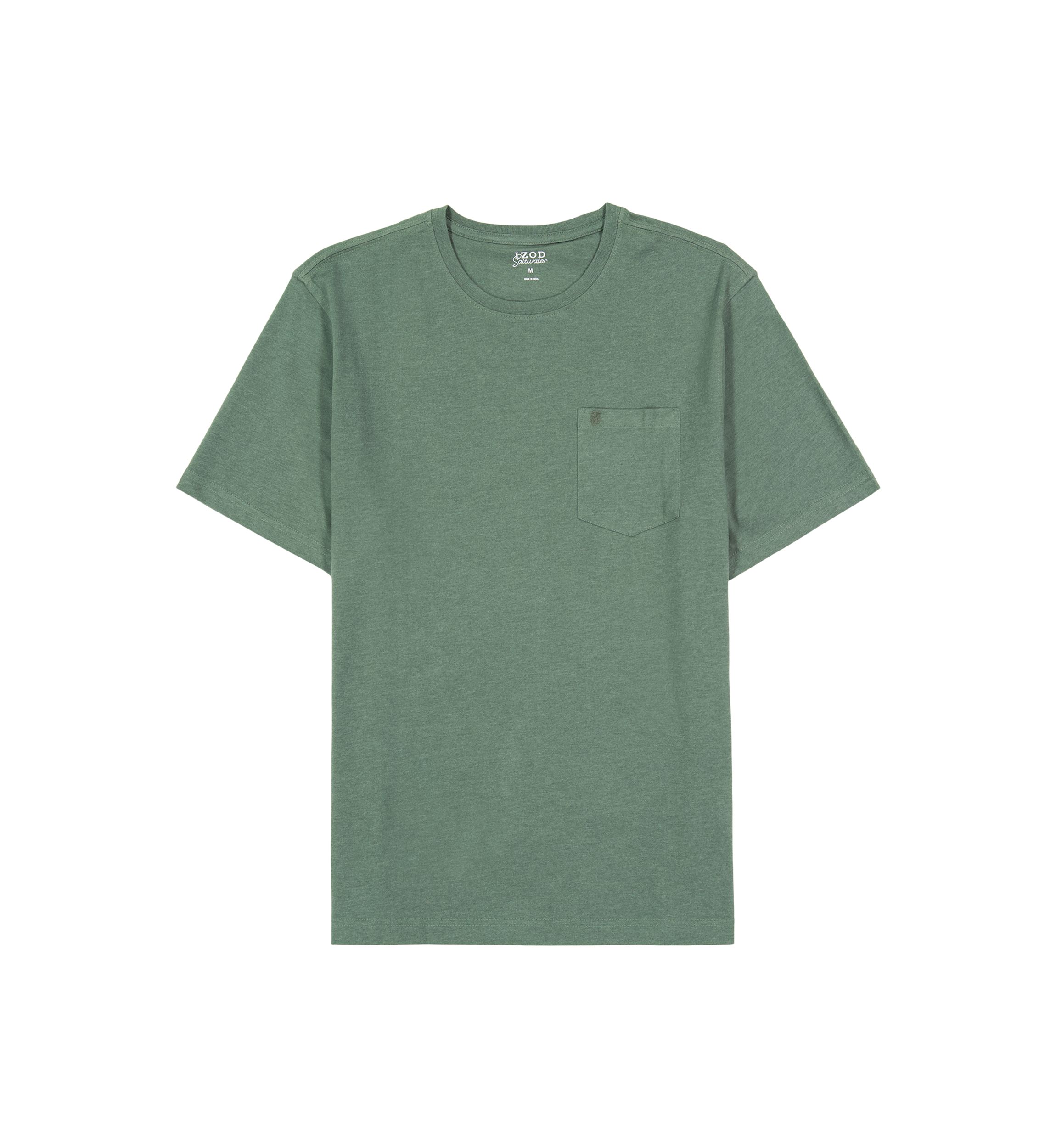 Big & Tall Short Sleeve Saltwater Solid Pocket T-Shirt