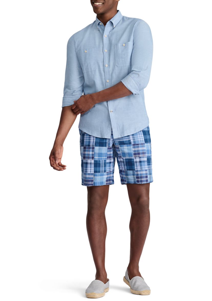 Solid Chambray Dress Shirt 