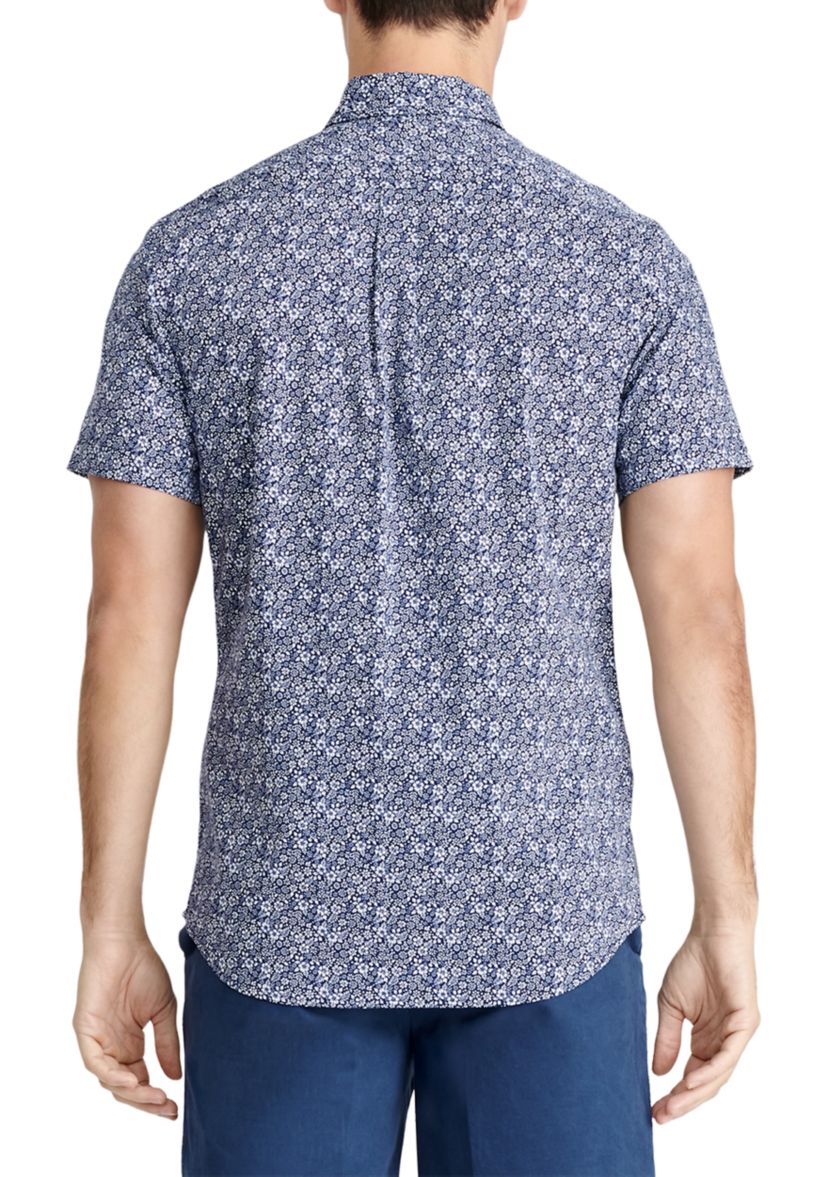 Short Sleeve Floral Woven Shirt