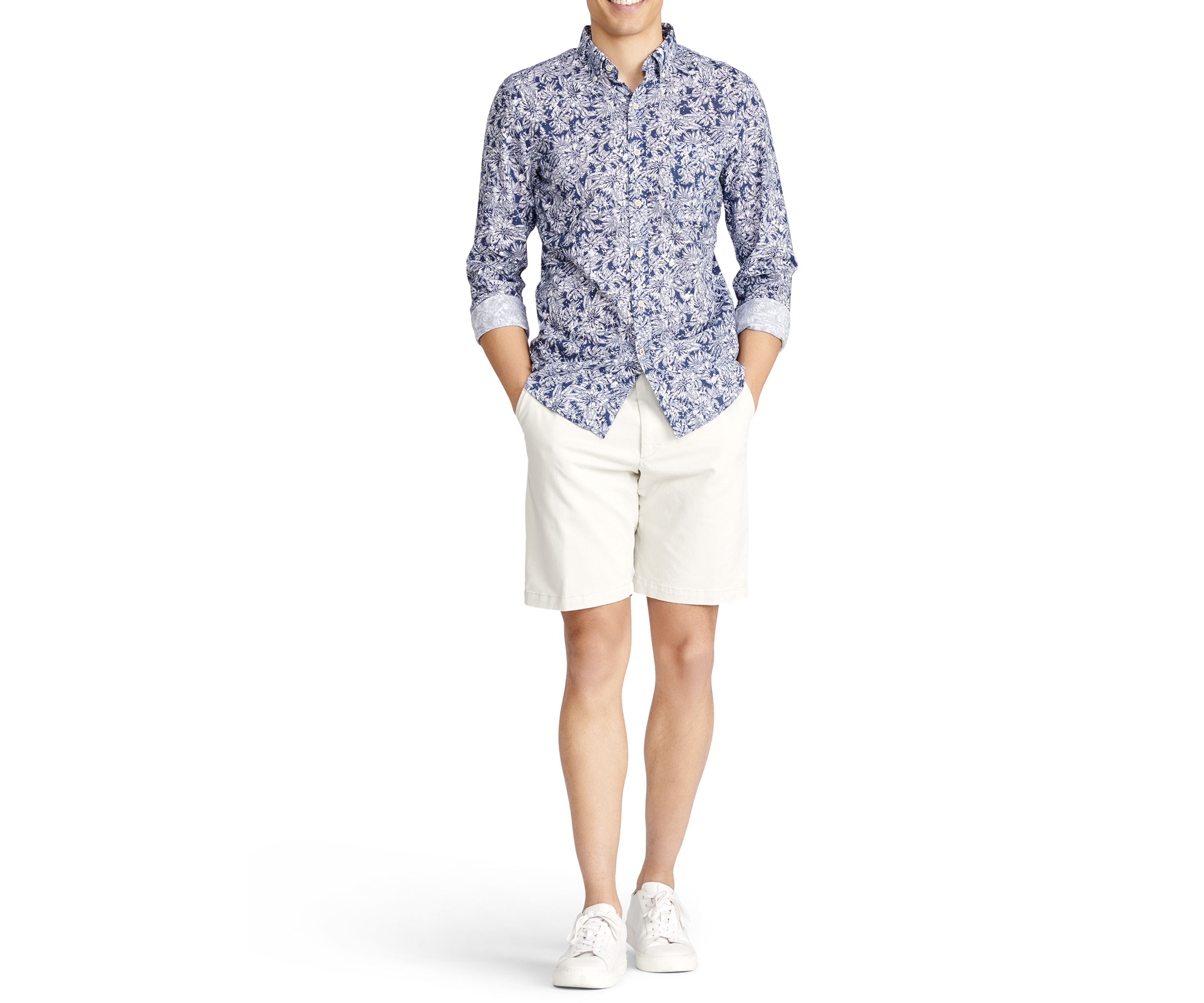 Floral Printed Button Down Shirt