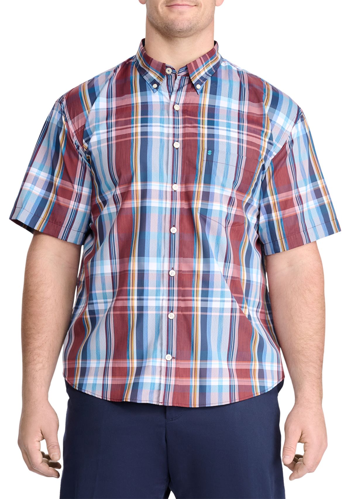 Big & Tall Madras Breeze Shirt