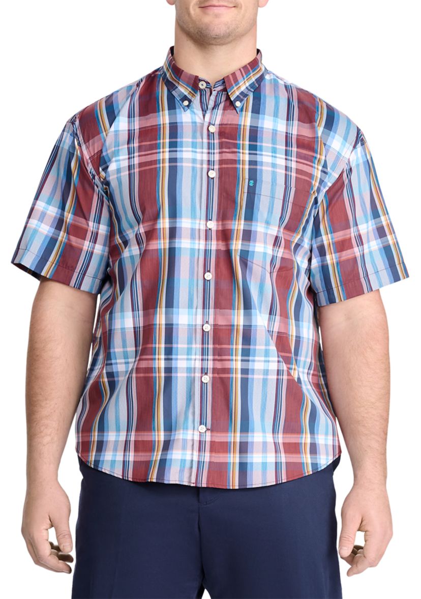 Big & Tall Madras Breeze Shirt