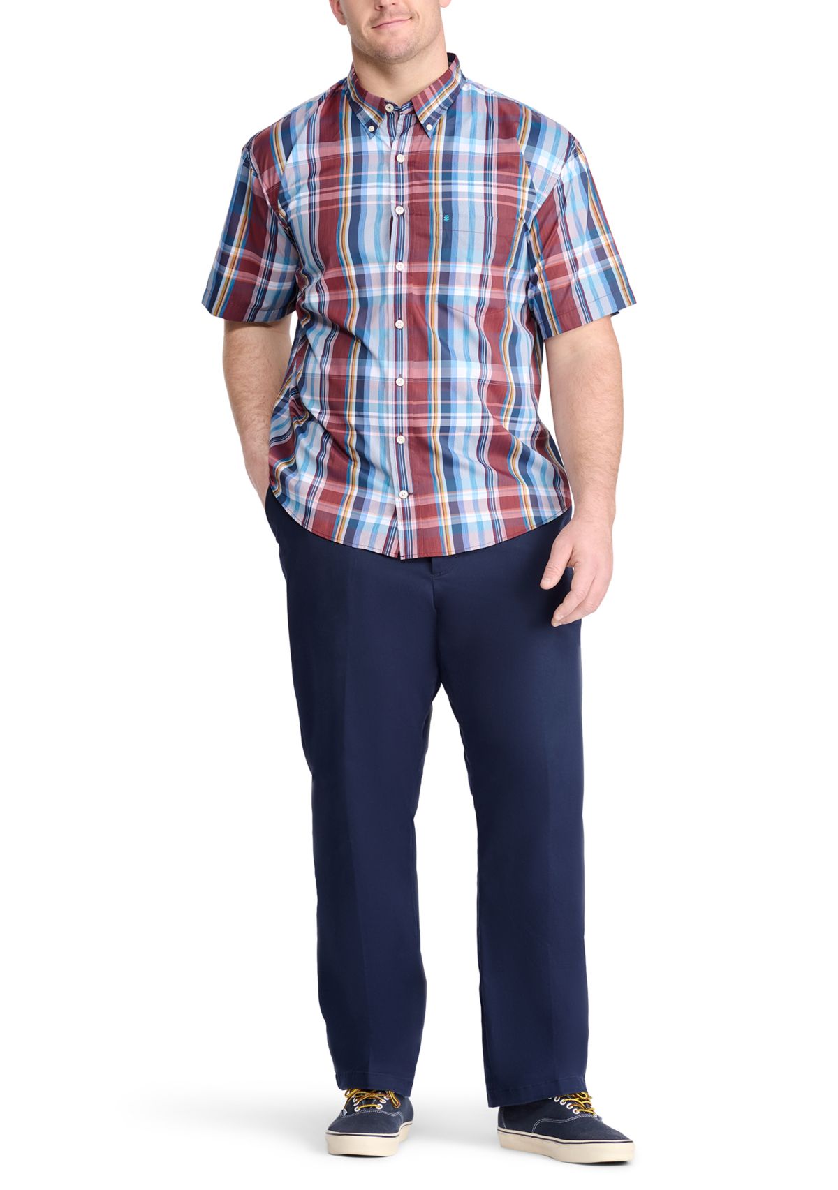 Big & Tall Madras Breeze Shirt