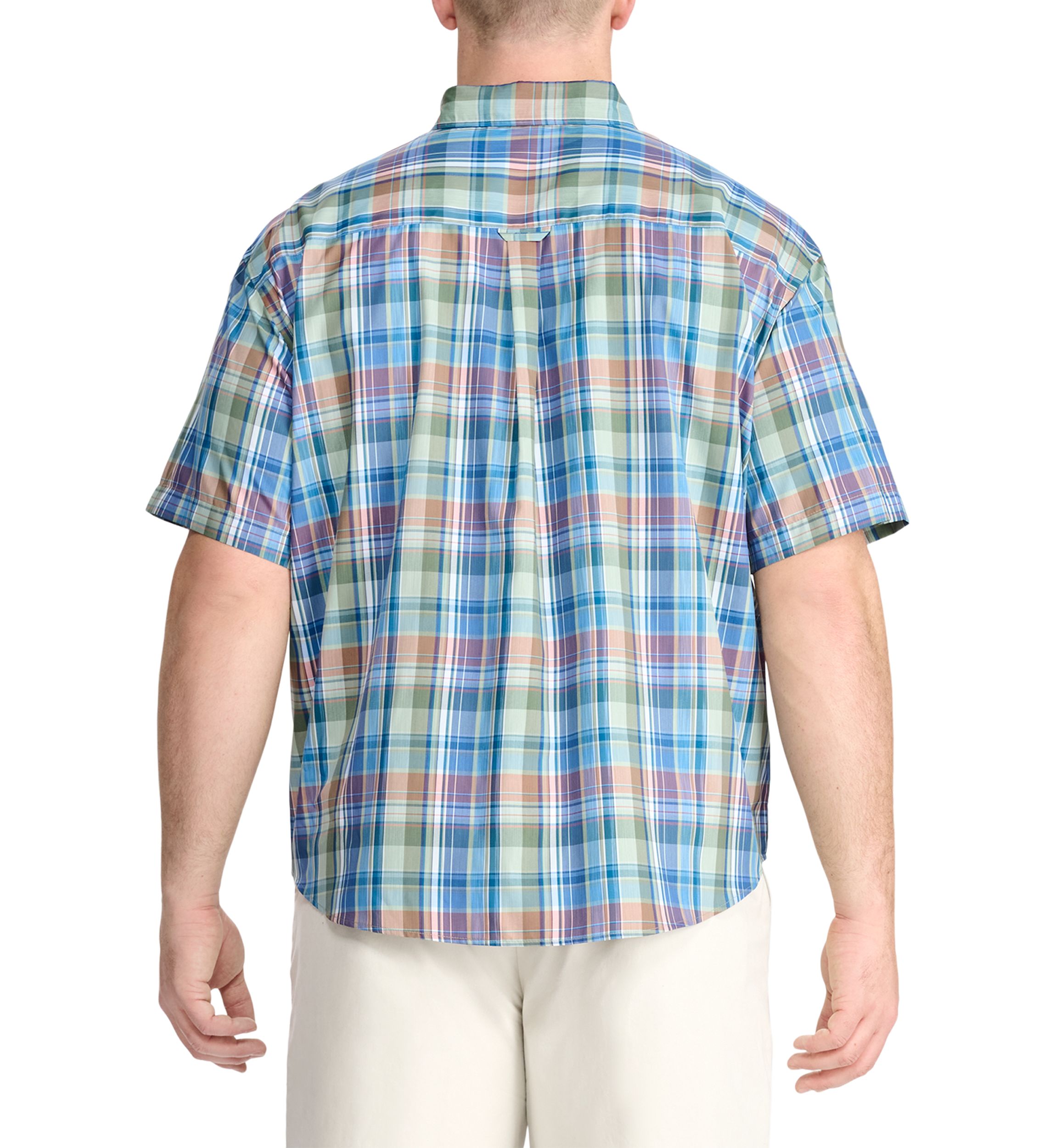 Big & Tall Breeze Madras Woven Shirt