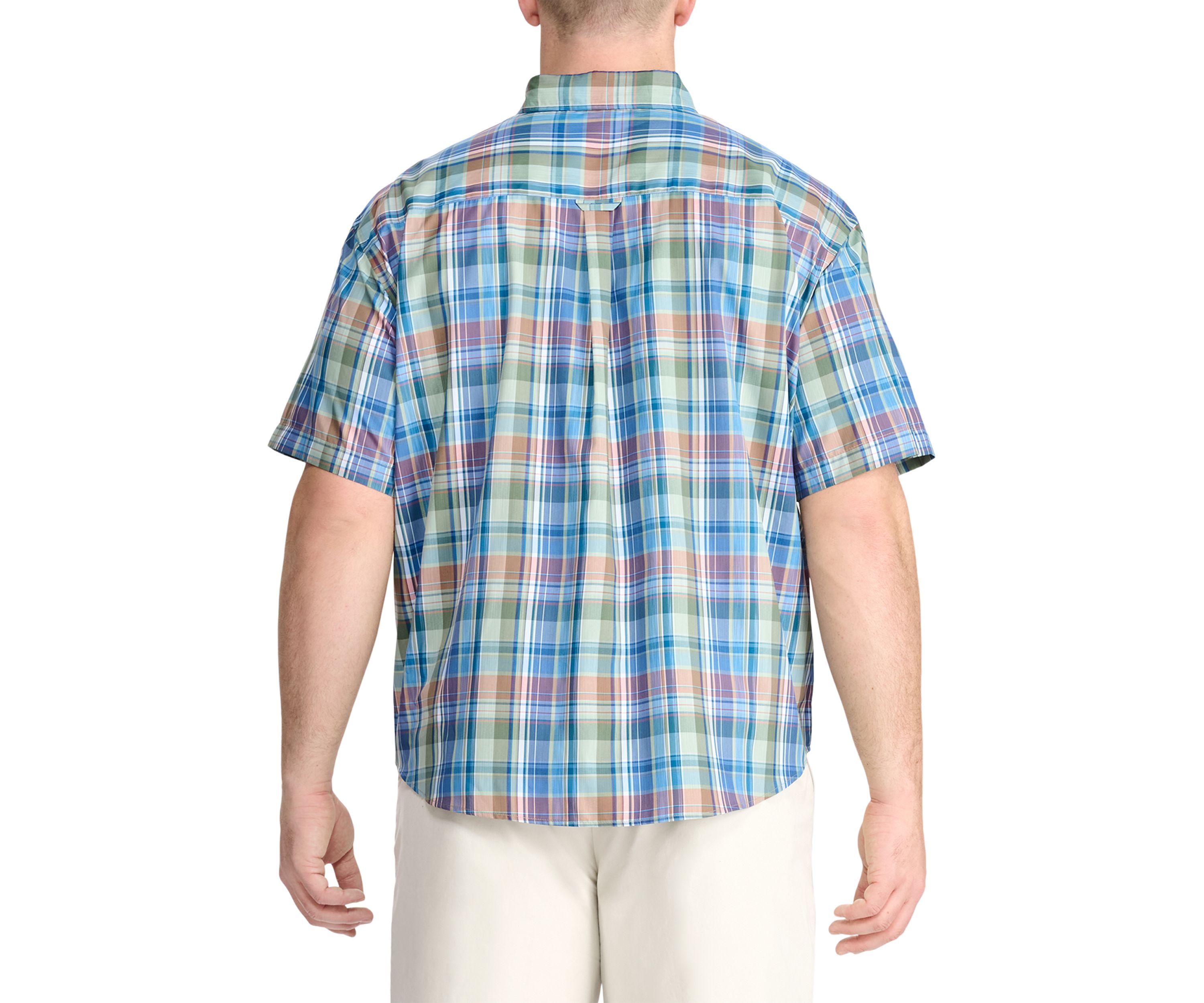 Big & Tall Breeze Madras Woven Shirt