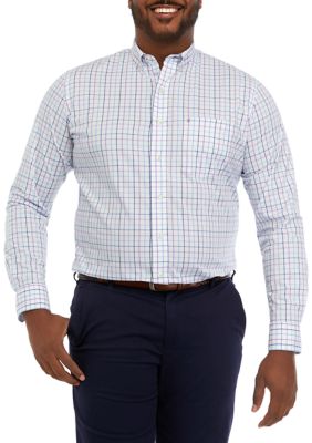 IZOD MEN'S BIG-TALL LONG SLEEVE ESSENTIAL CHECK BUTTON-DOWN SHIRT, AMERICAN  DREAM, X-LARGE/TALL - GTIN/EAN/UPC 14056180357 - Cadastro de Produto com  Tributação e NCM - Cosmos