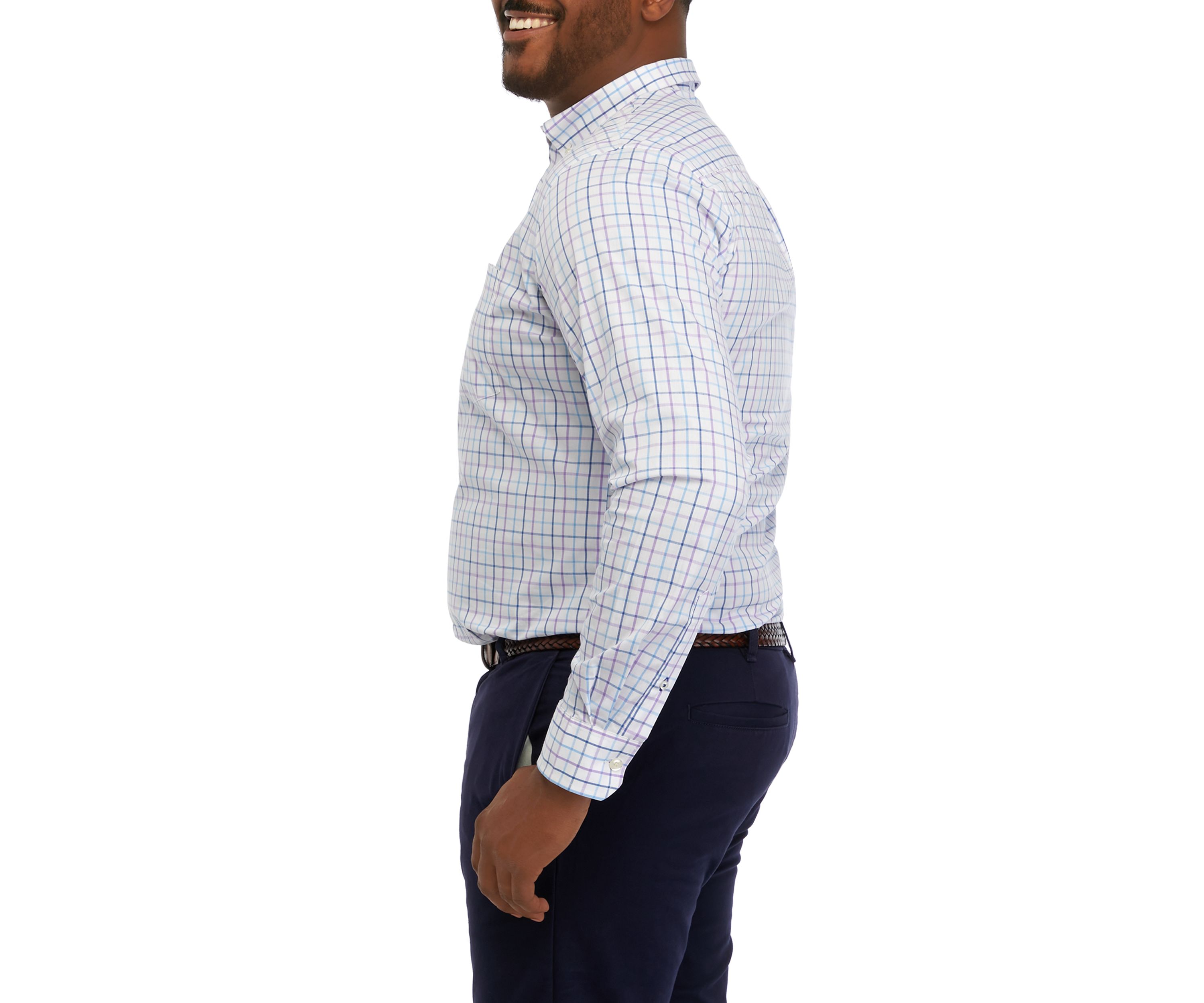 Big & Tall Long Sleeve Classic Premium Essential Woven Shirt
