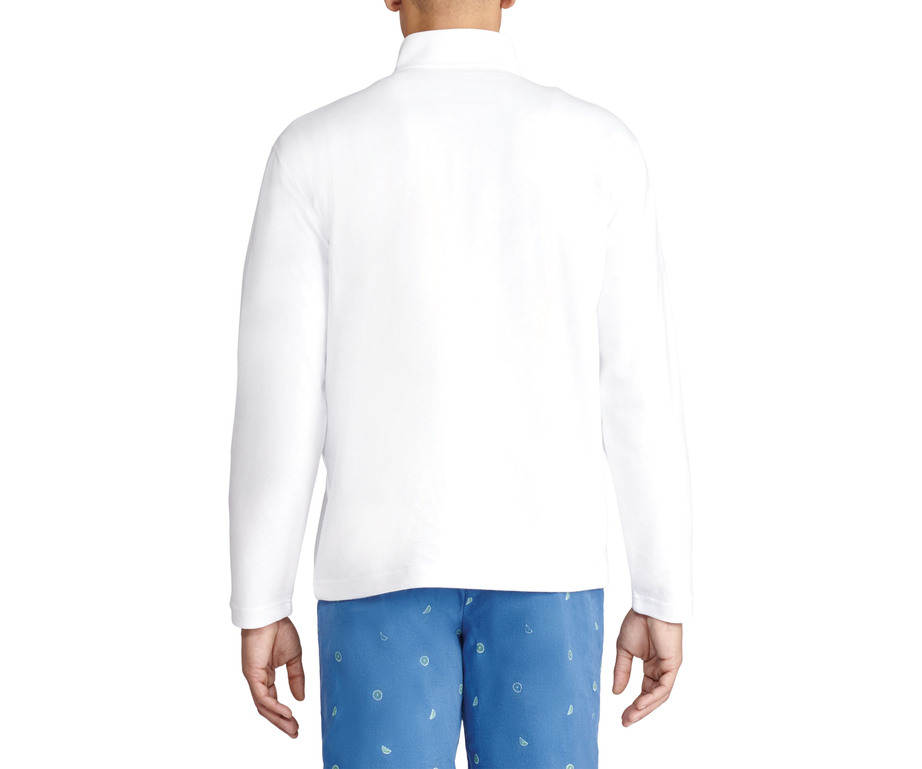 Lightweight Fleece Feeder Stripe 1/4 Zip Sweater