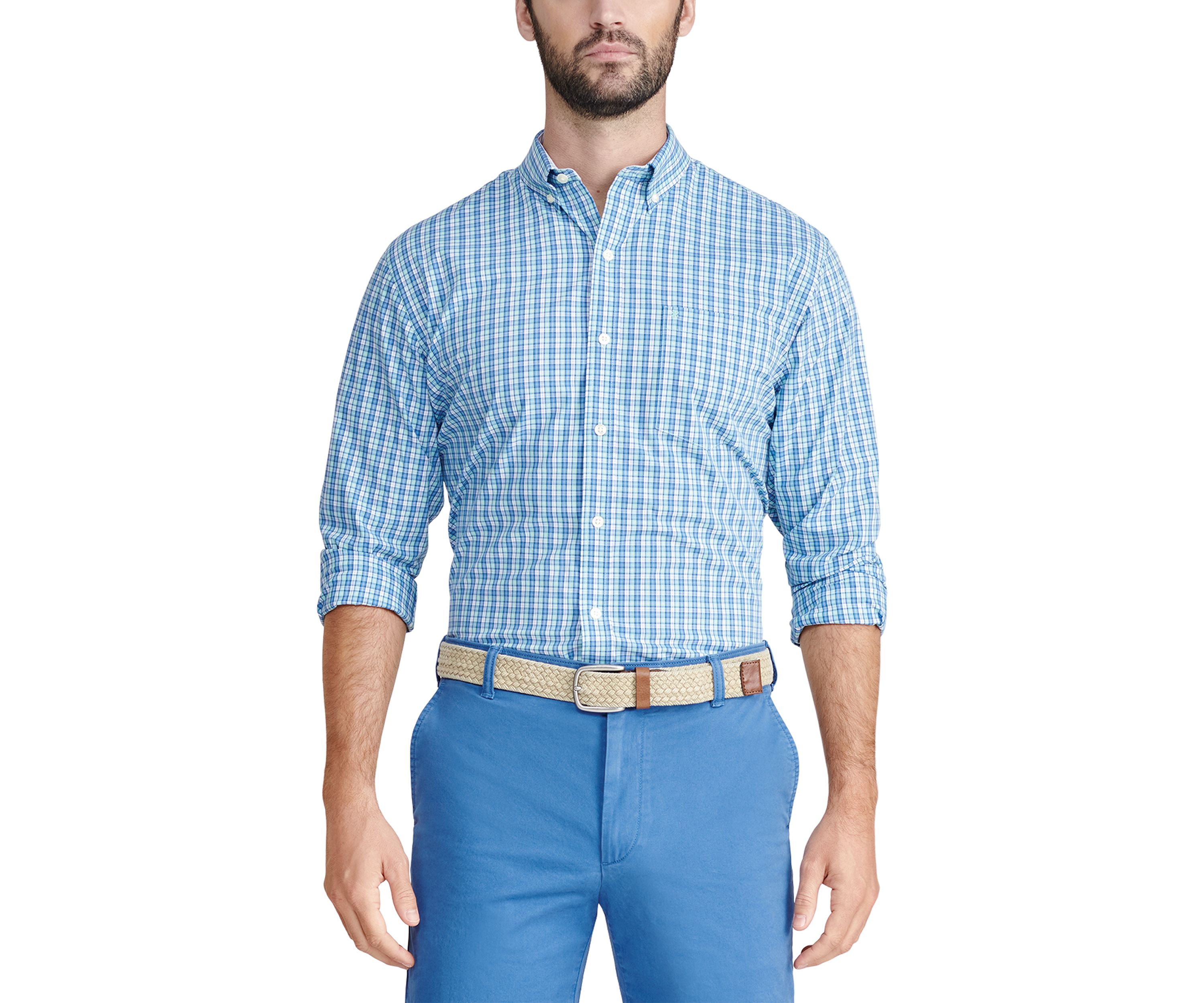 Button Down Woven Sport Shirt