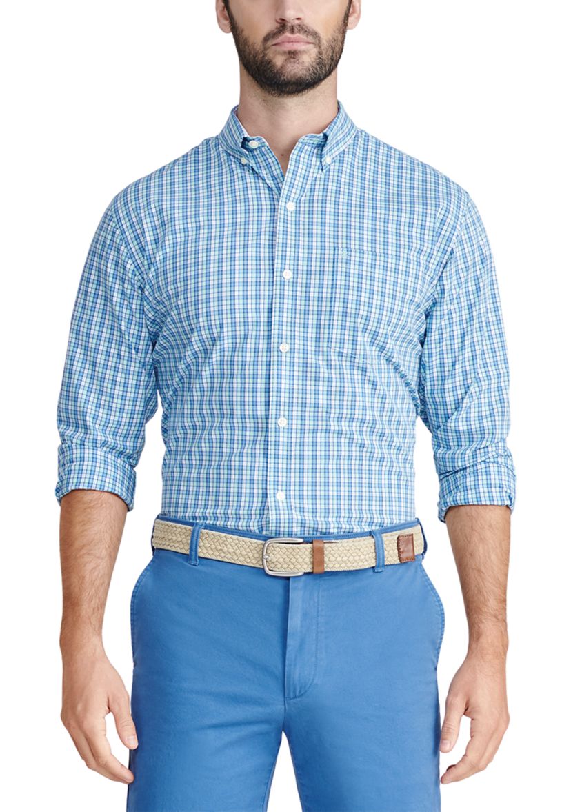 Button Down Woven Sport Shirt
