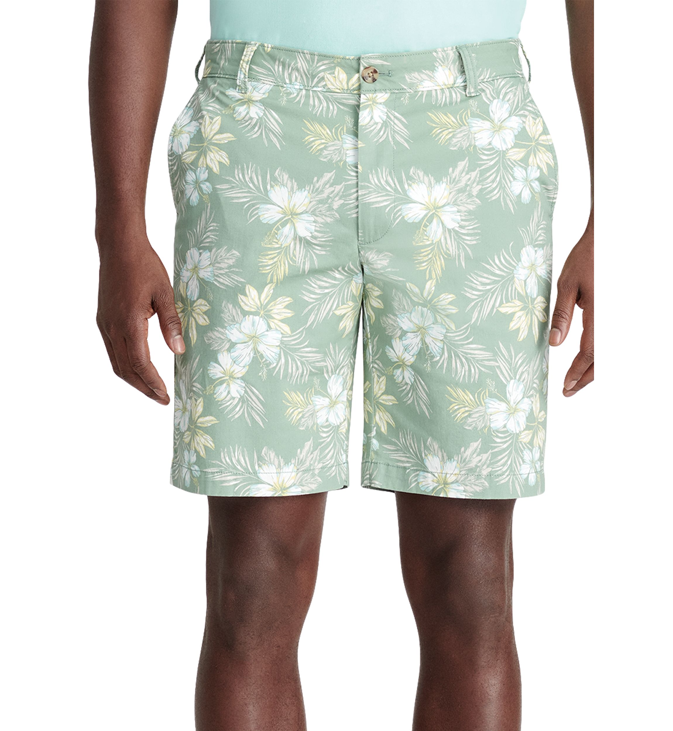 9.5" Tropical Print Shorts