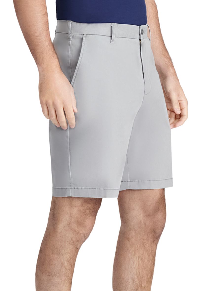 Flat Front Performance Dress Shorts