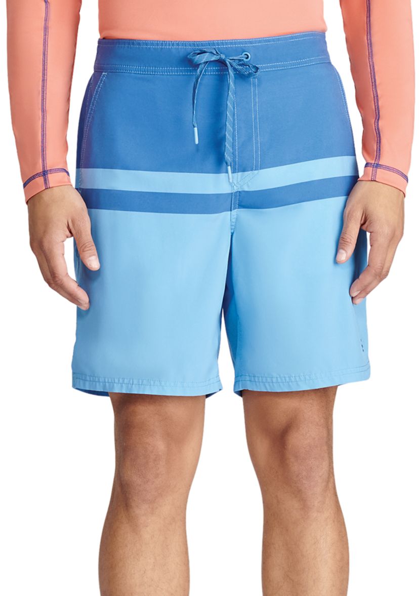 8 Color Block Swim Trunks 