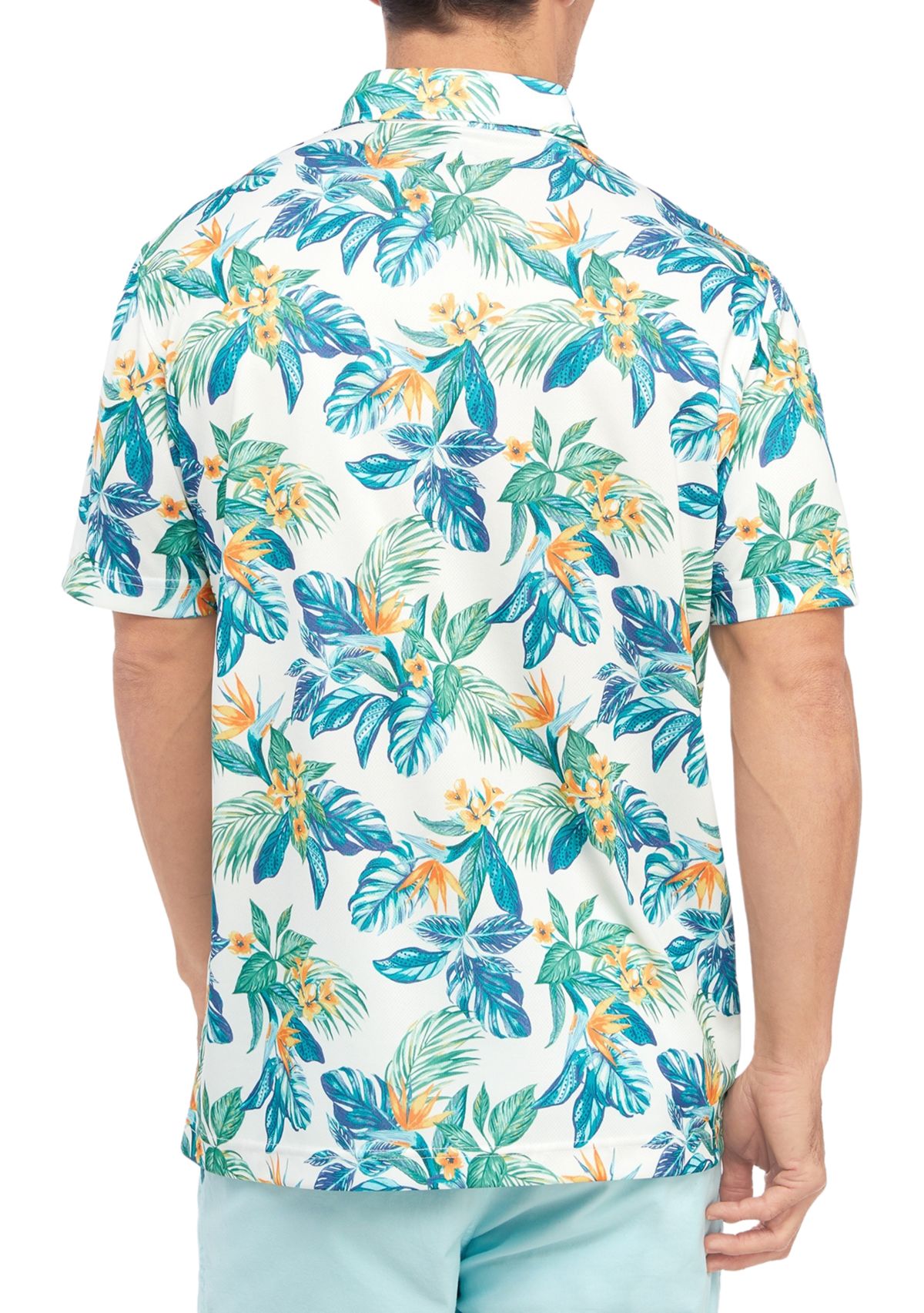 Printed Performance Polo Shirt 