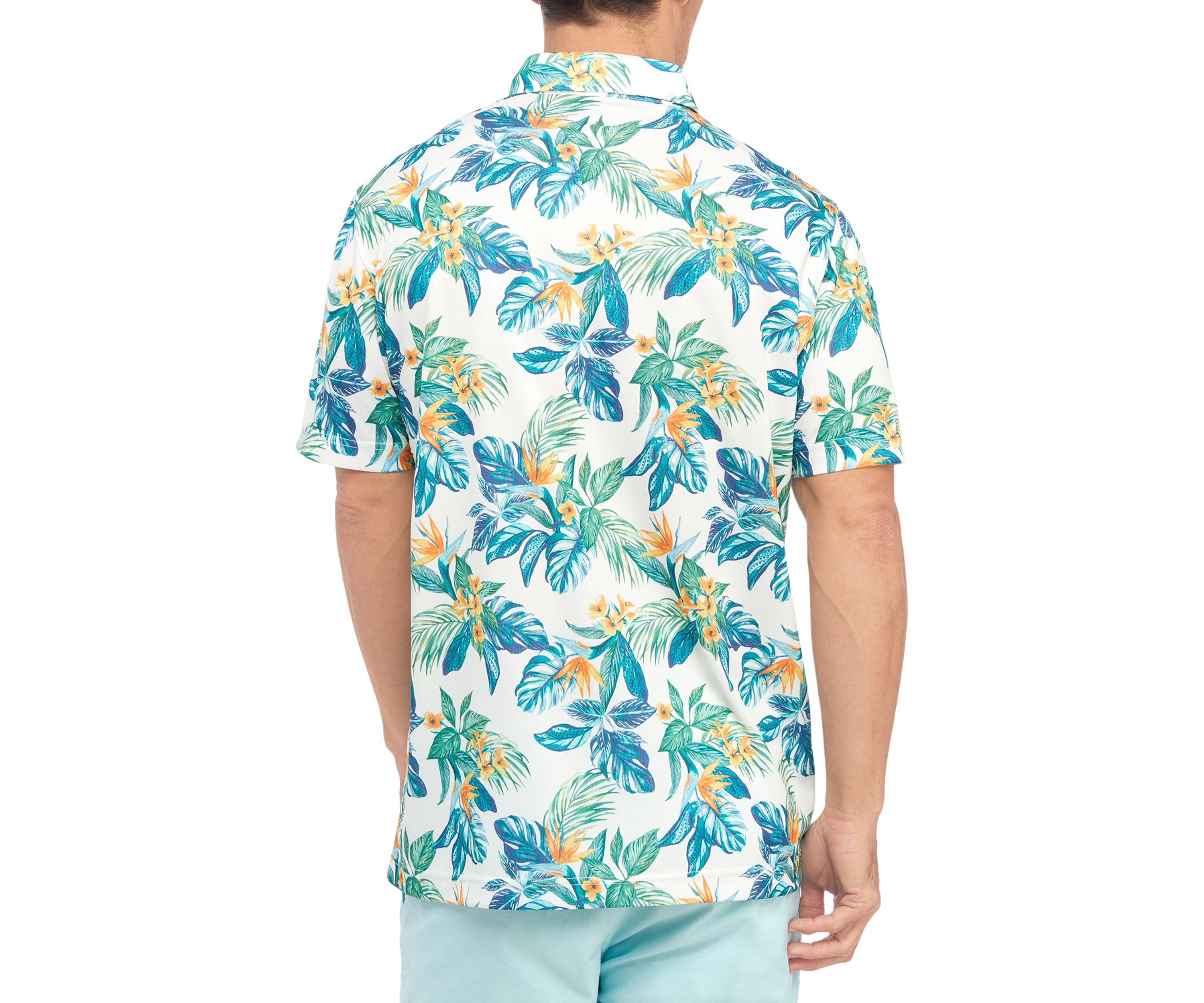 Printed Performance Polo Shirt 