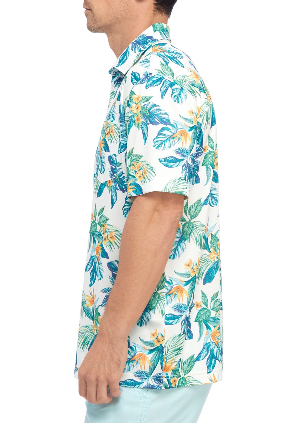 Printed Performance Polo Shirt 