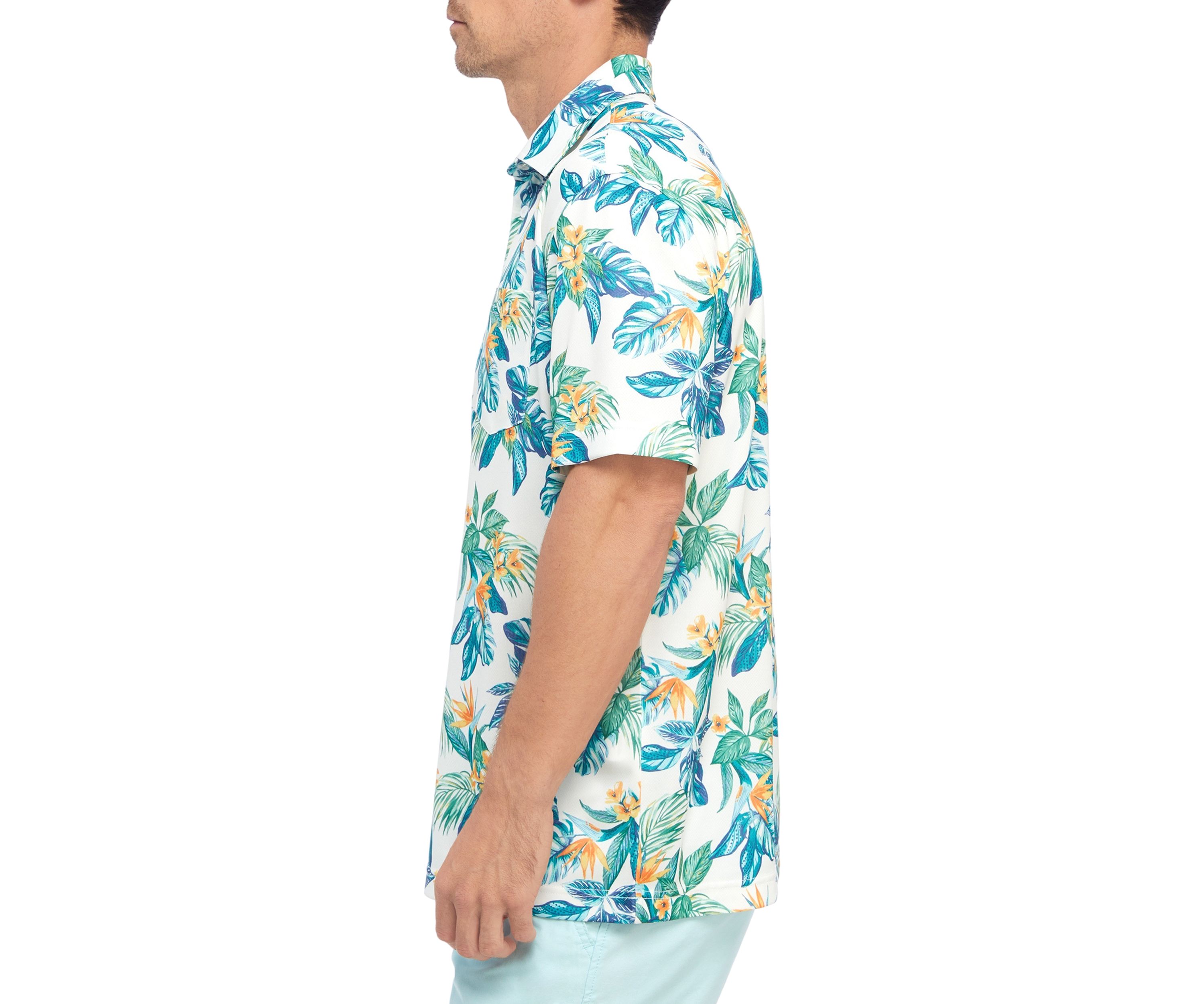 Printed Performance Polo Shirt 