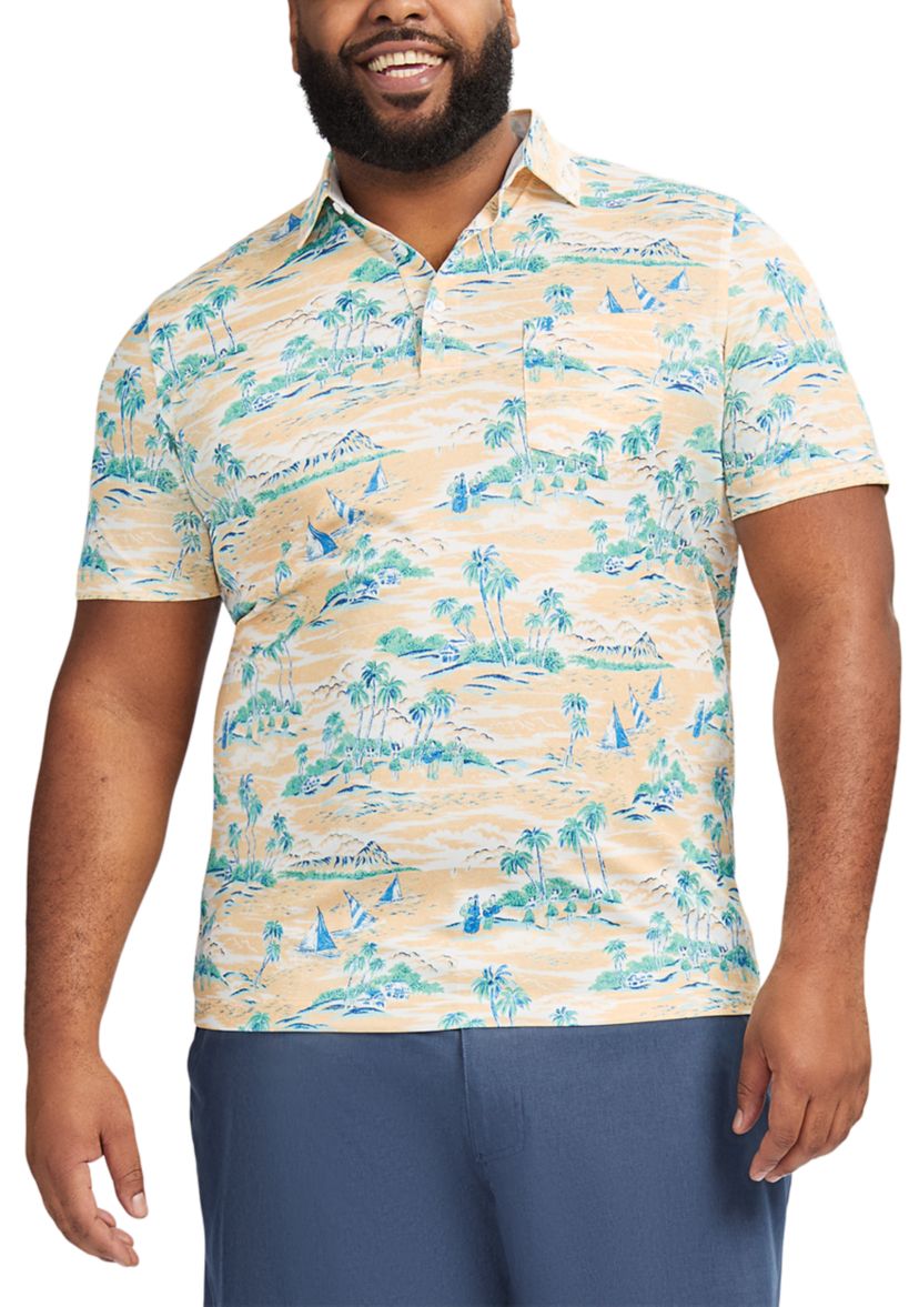Big & Tall Sunshield Performance Short Sleeve Polo Shirt