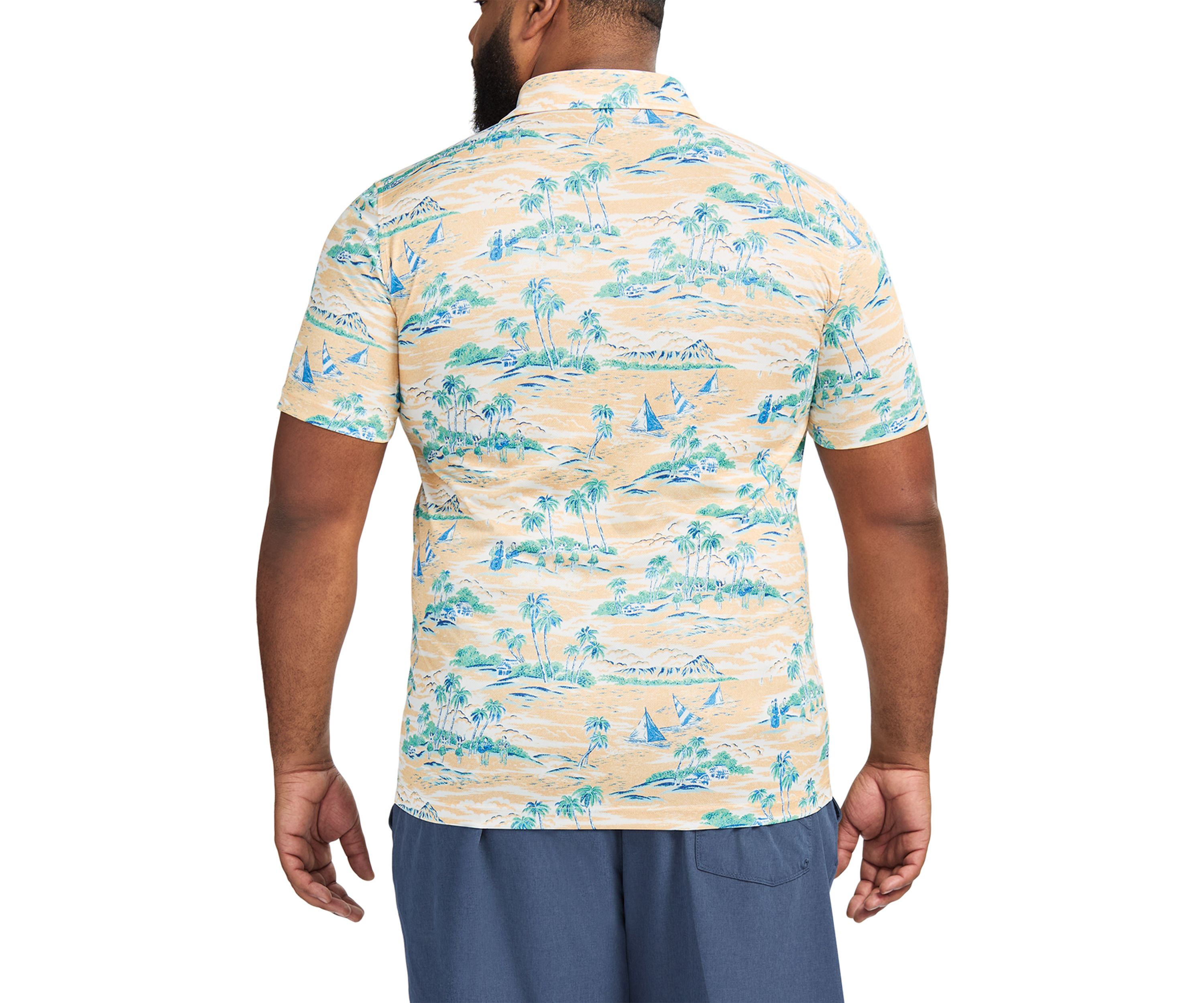 Big & Tall Sunshield Performance Short Sleeve Polo Shirt