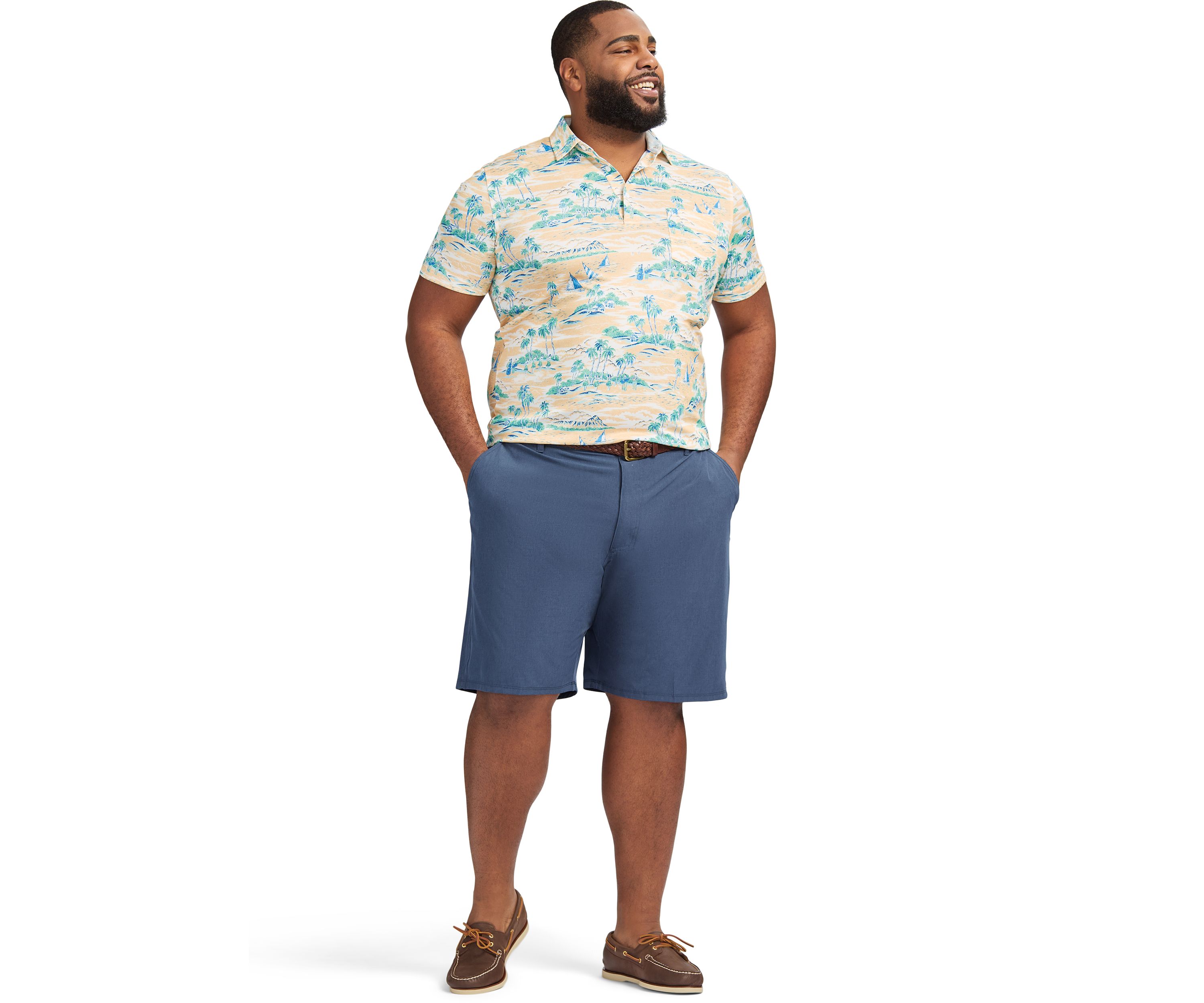 Big & Tall Sunshield Performance Short Sleeve Polo Shirt